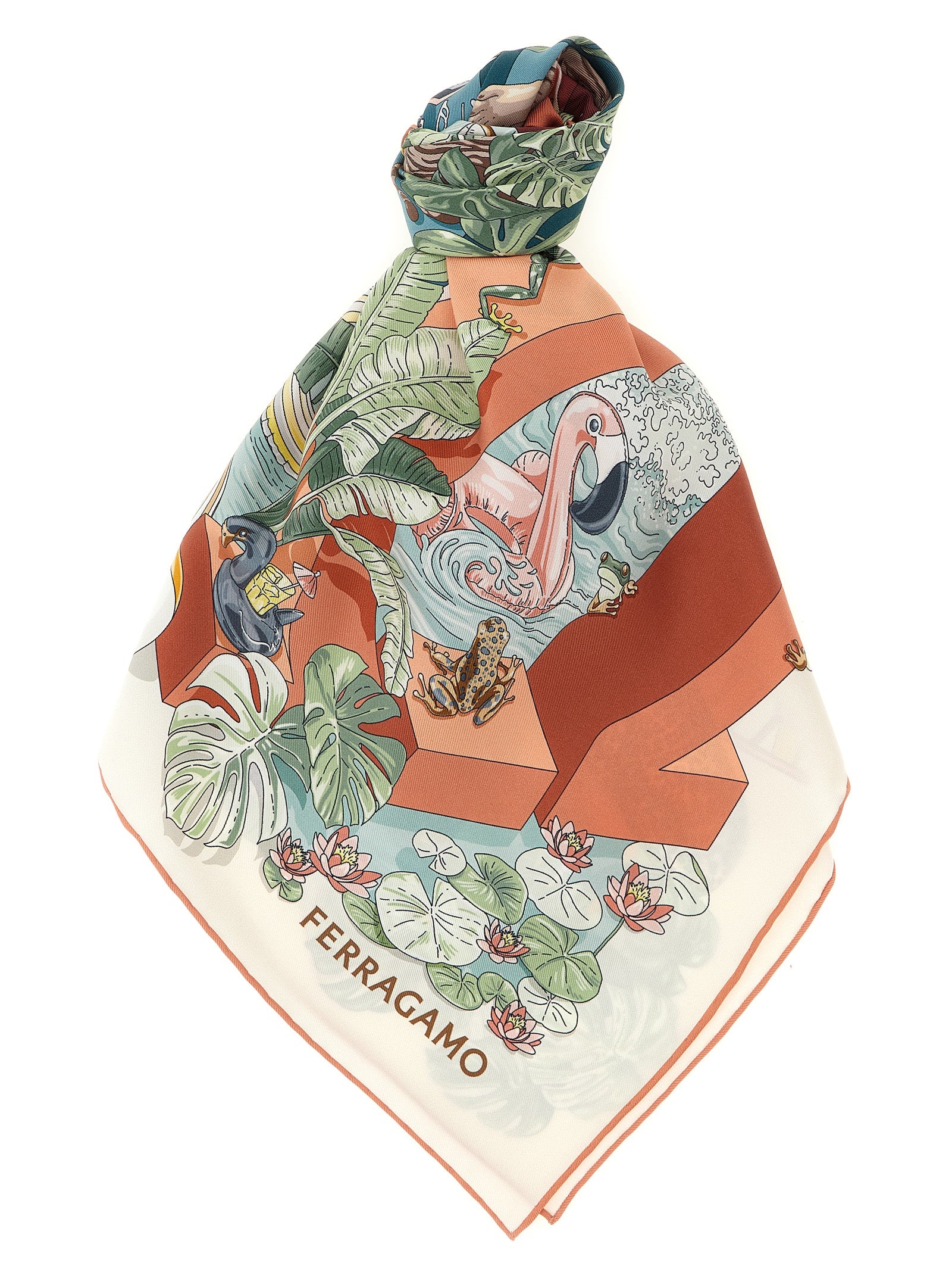 Ferragamo Women 'Jungle Party' Scarf FERRAGAMO