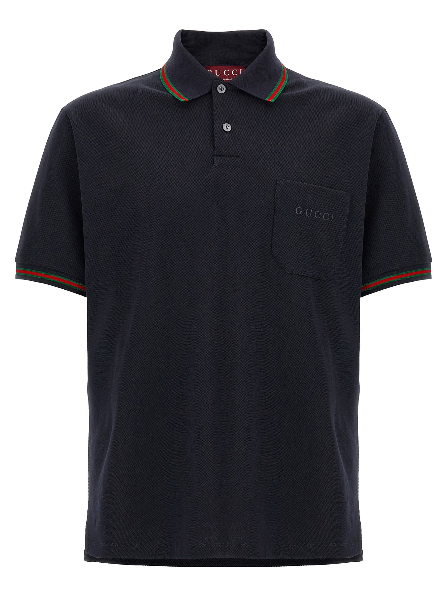 Gucci Men 'Nastro Web' Polo Shirt GUCCI