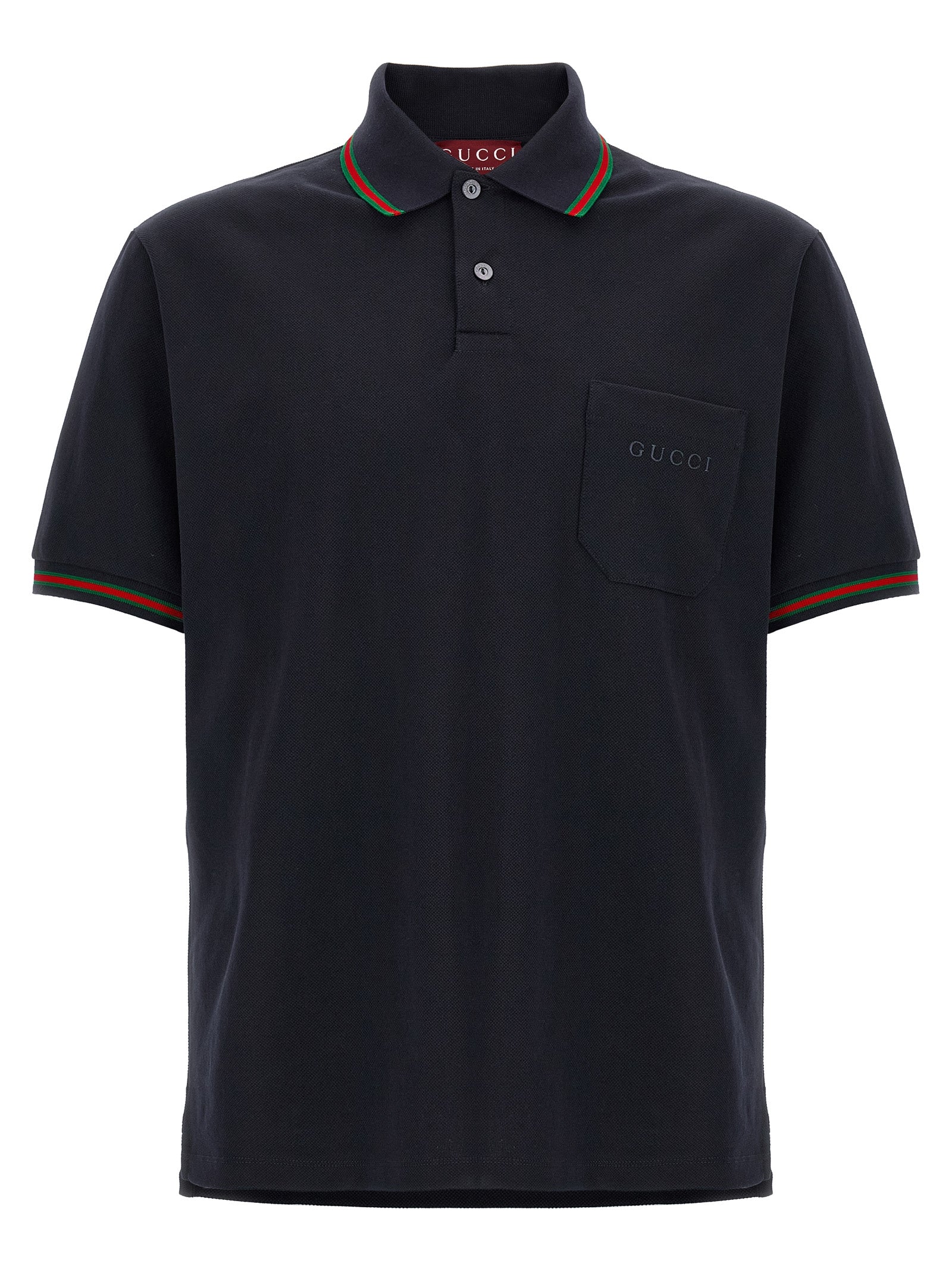 Gucci Men 'Nastro Web' Polo Shirt GUCCI