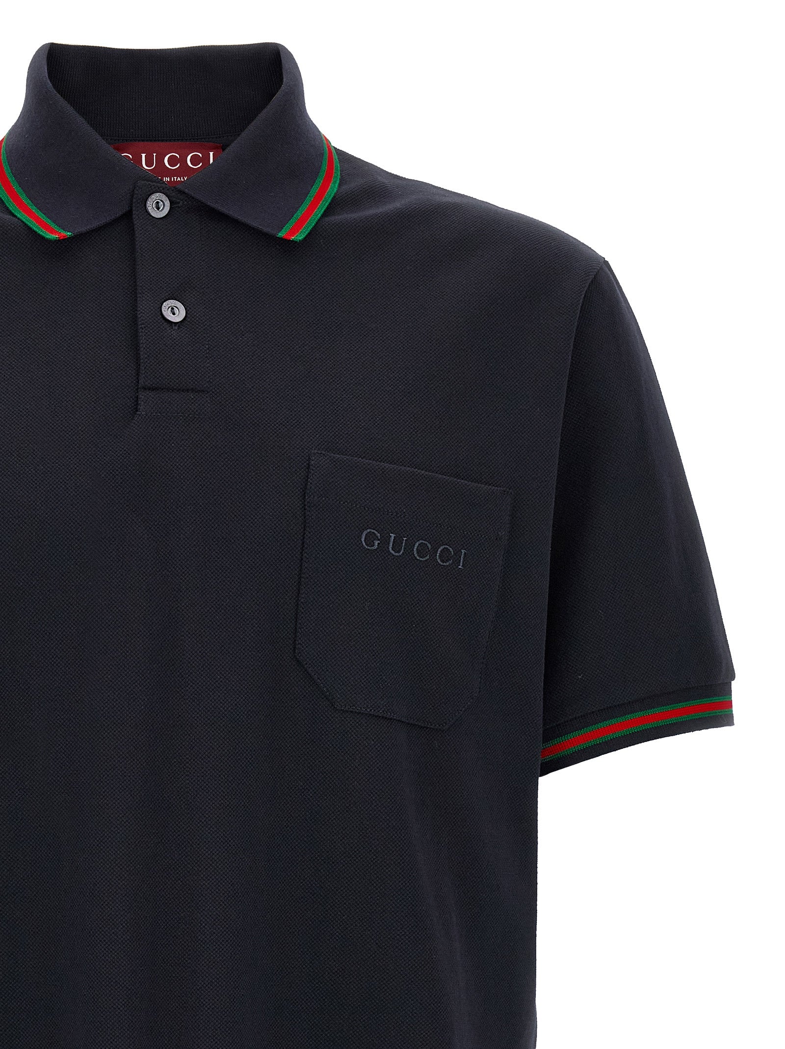 Gucci Men 'Nastro Web' Polo Shirt GUCCI