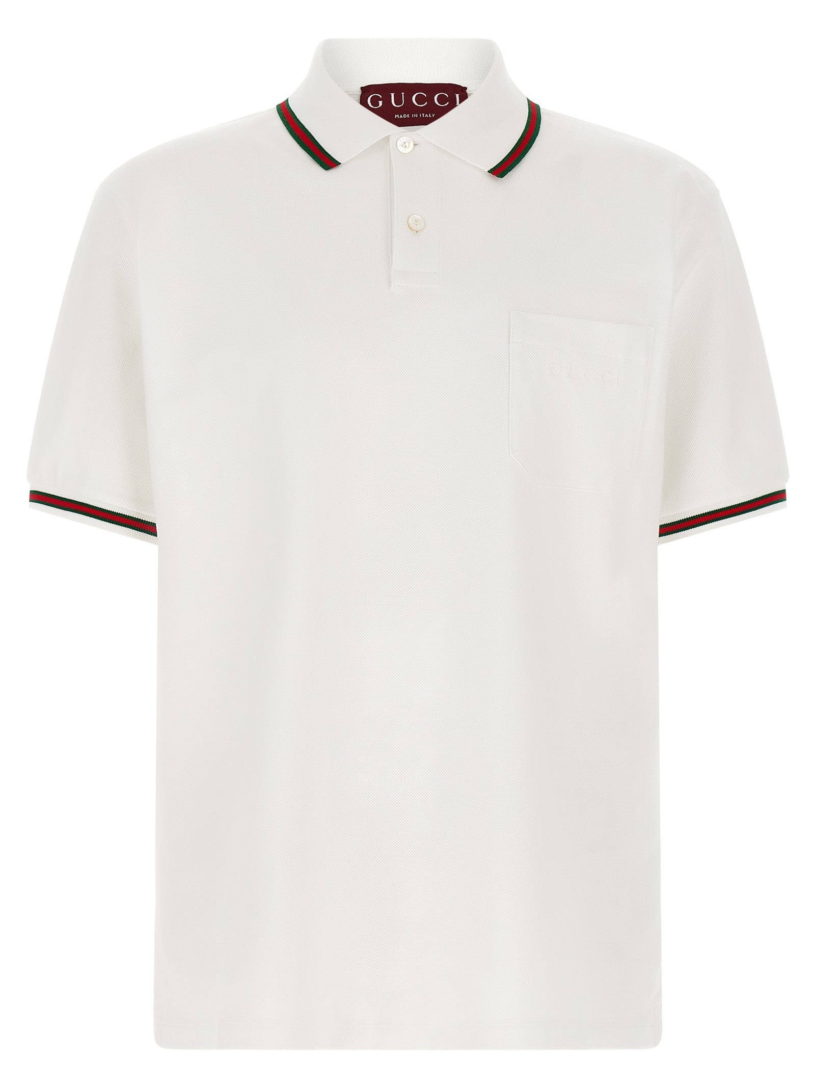 Gucci Men 'Nastro Web' Polo Shirt GUCCI