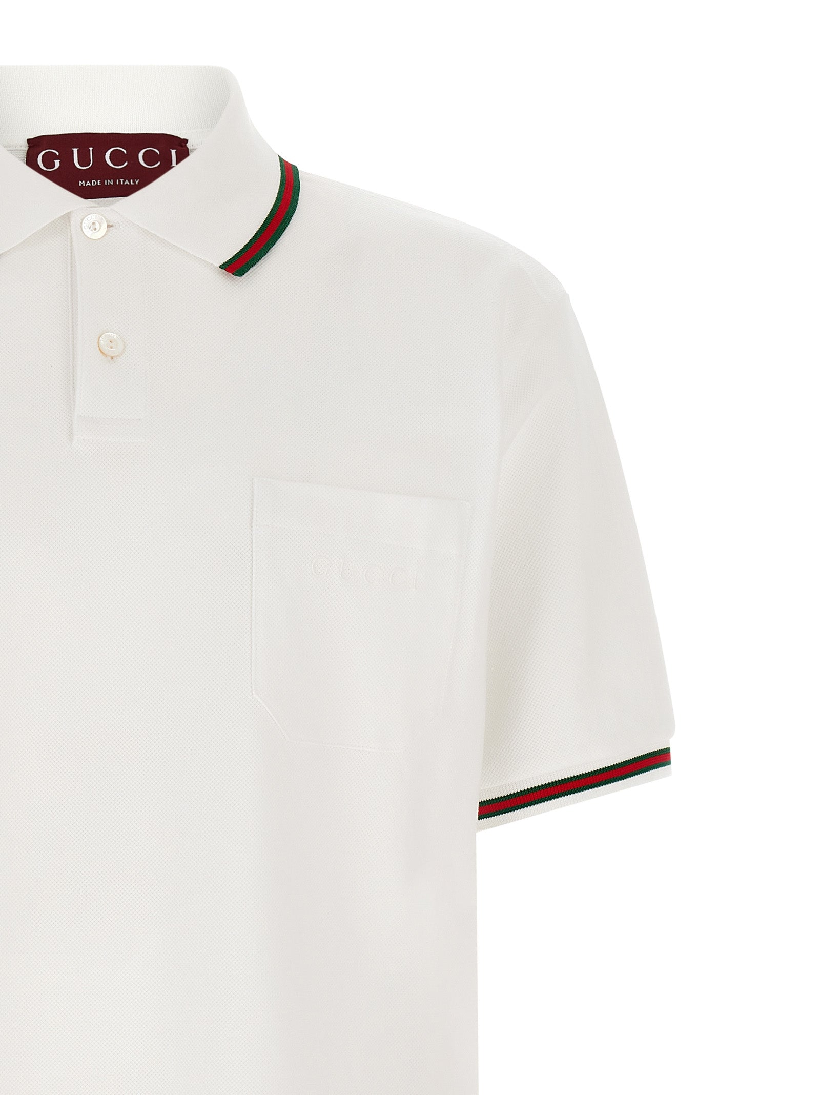 Gucci Men 'Nastro Web' Polo Shirt GUCCI
