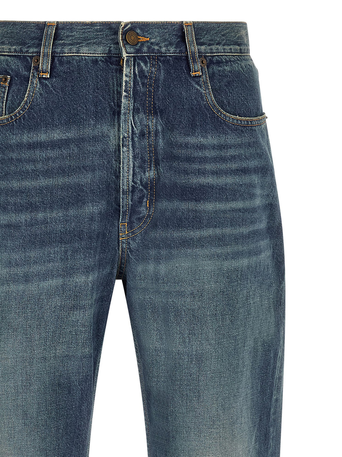 Saint Laurent Men Straight Leg Jeans SAINT LAURENT