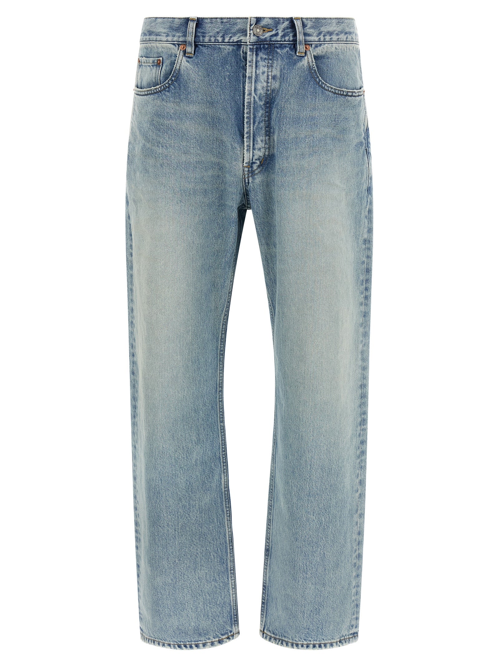 Saint Laurent Men Wide Leg Jeans SAINT LAURENT