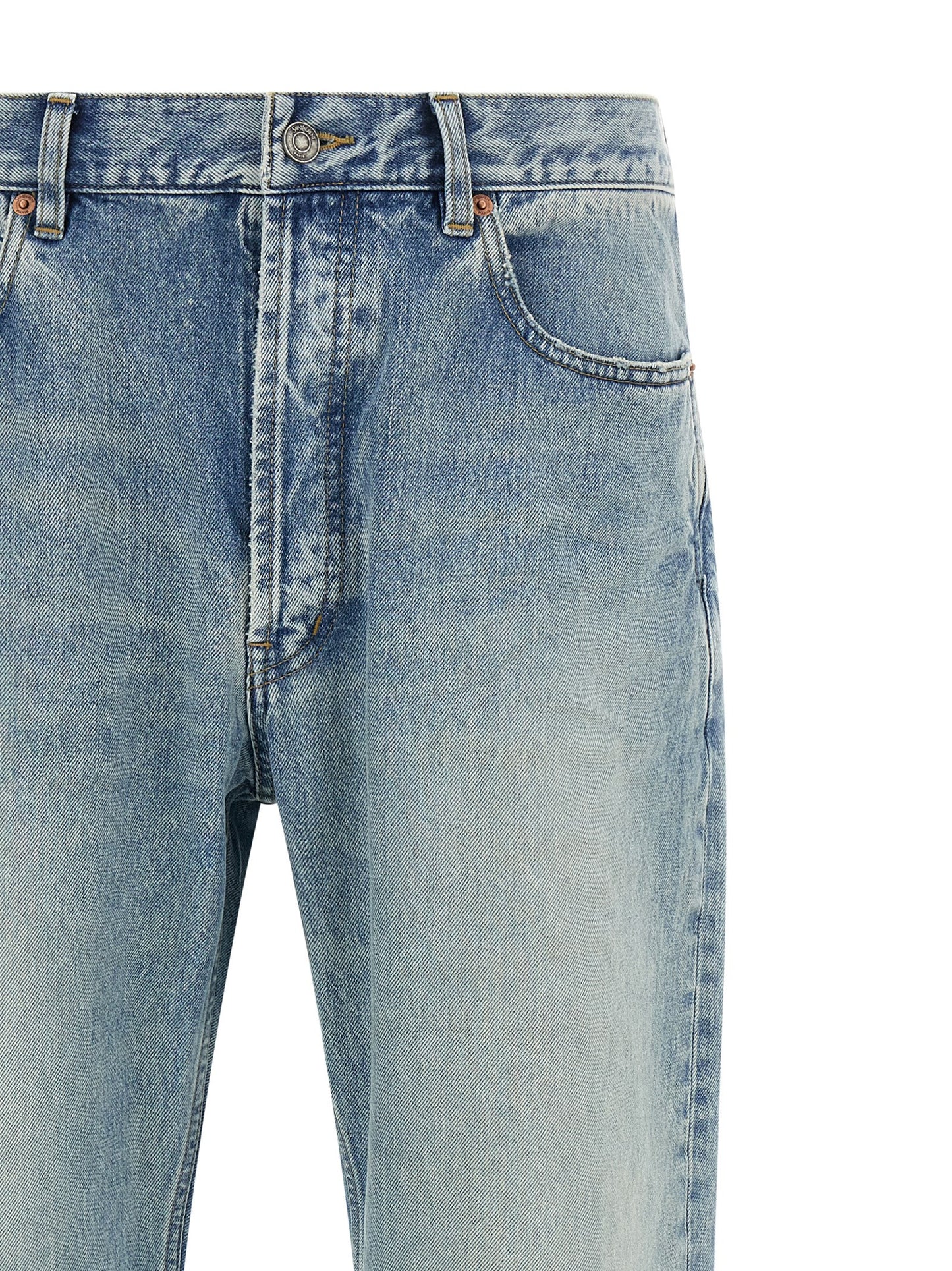 Saint Laurent Men Wide Leg Jeans SAINT LAURENT