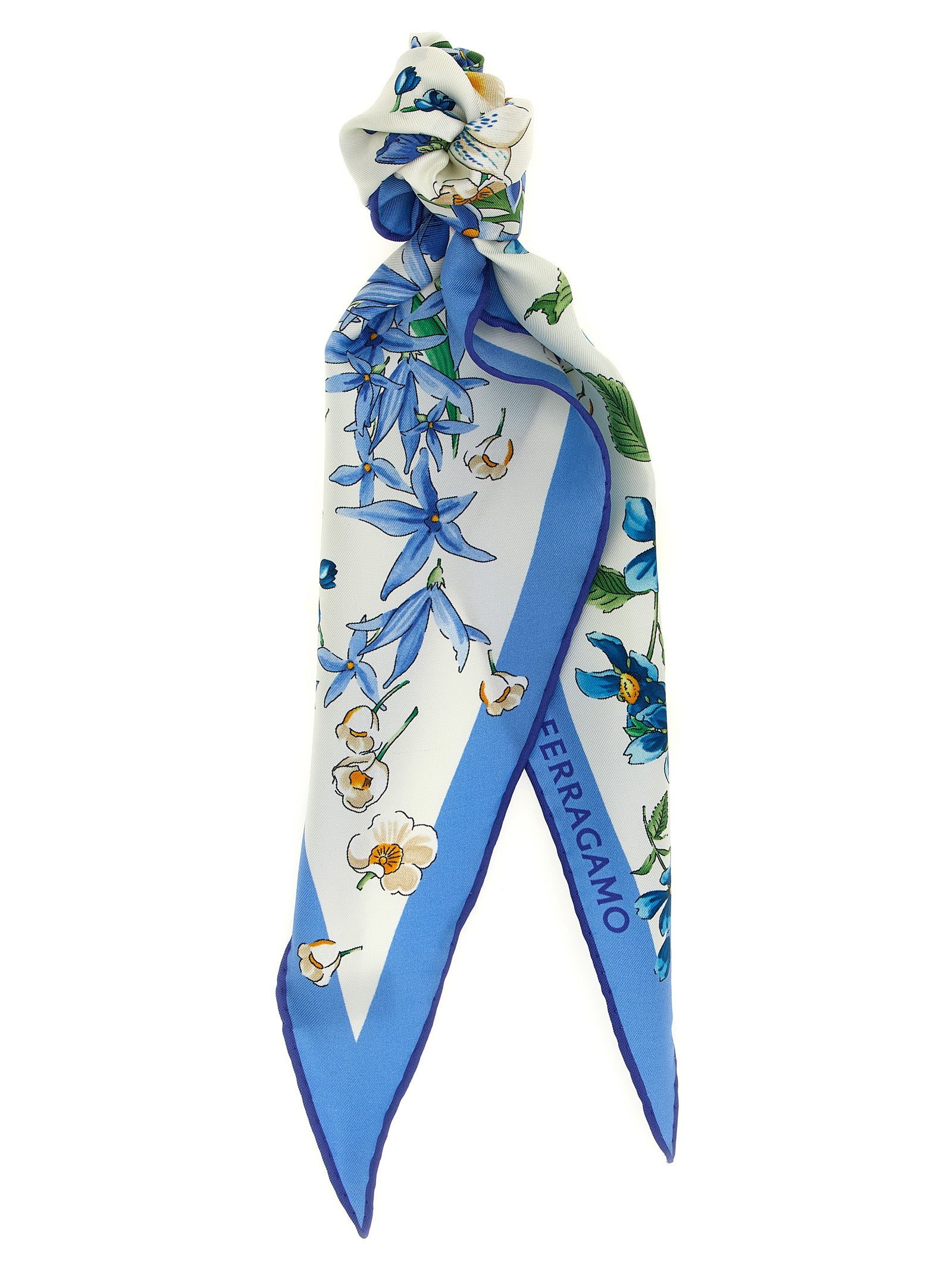 Ferragamo Women 'Primavera' Print Diamond Scarf FERRAGAMO