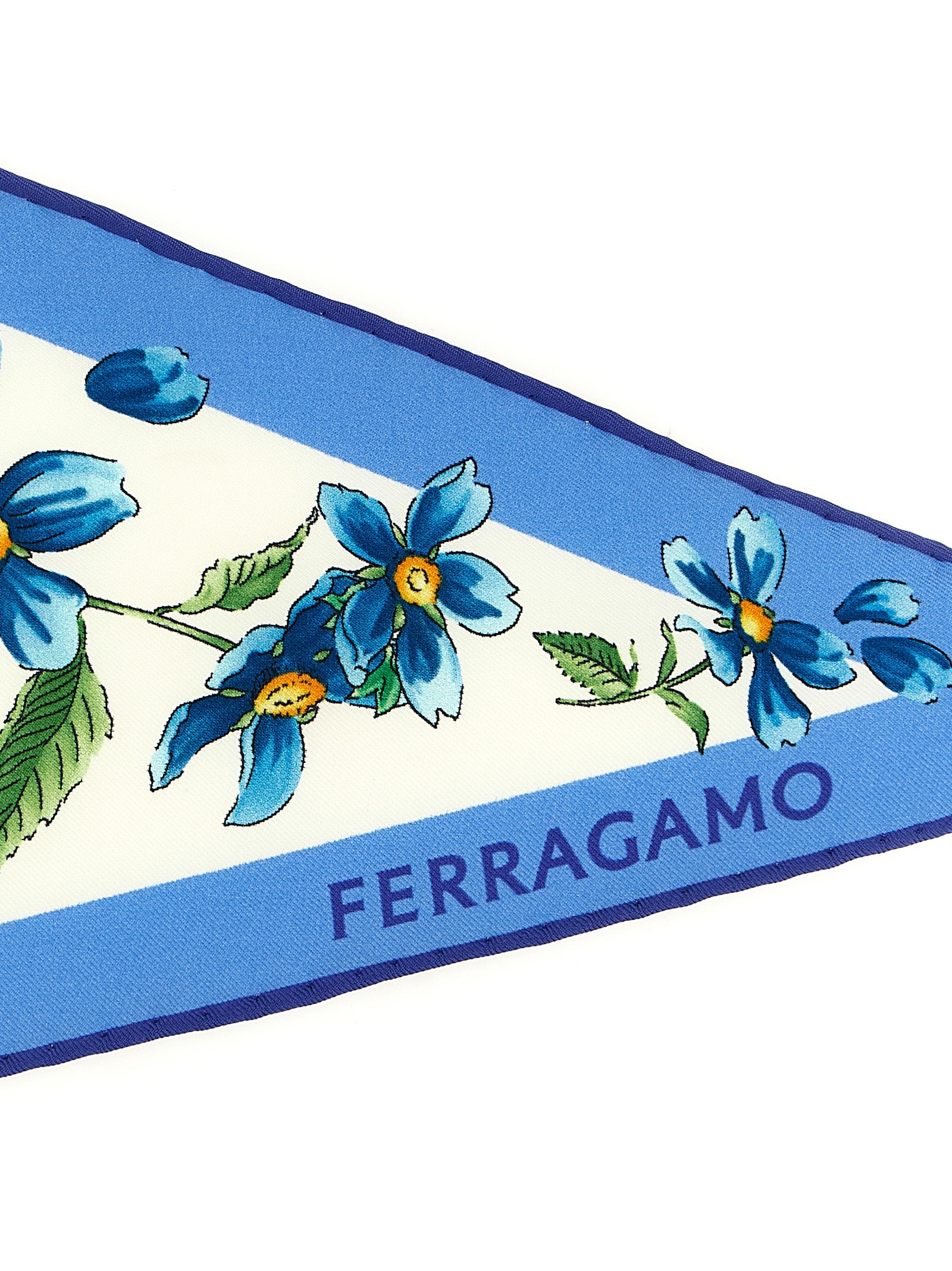 Ferragamo Women 'Primavera' Print Diamond Scarf FERRAGAMO