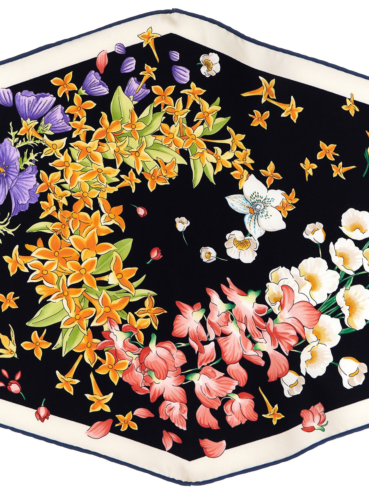 Ferragamo Women 'Primavera' Print Diamond Scarf FERRAGAMO