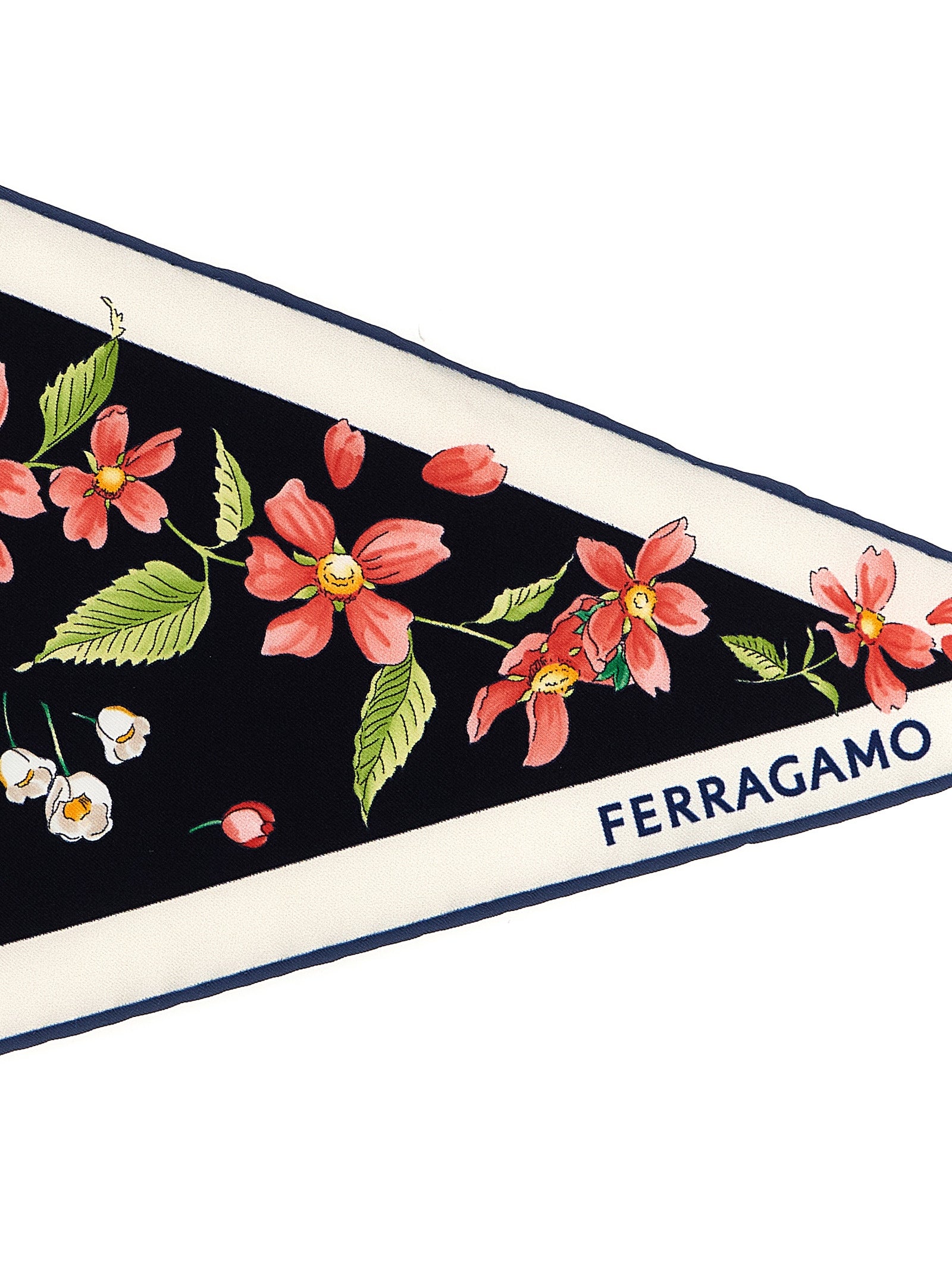 Ferragamo Women 'Primavera' Print Diamond Scarf FERRAGAMO