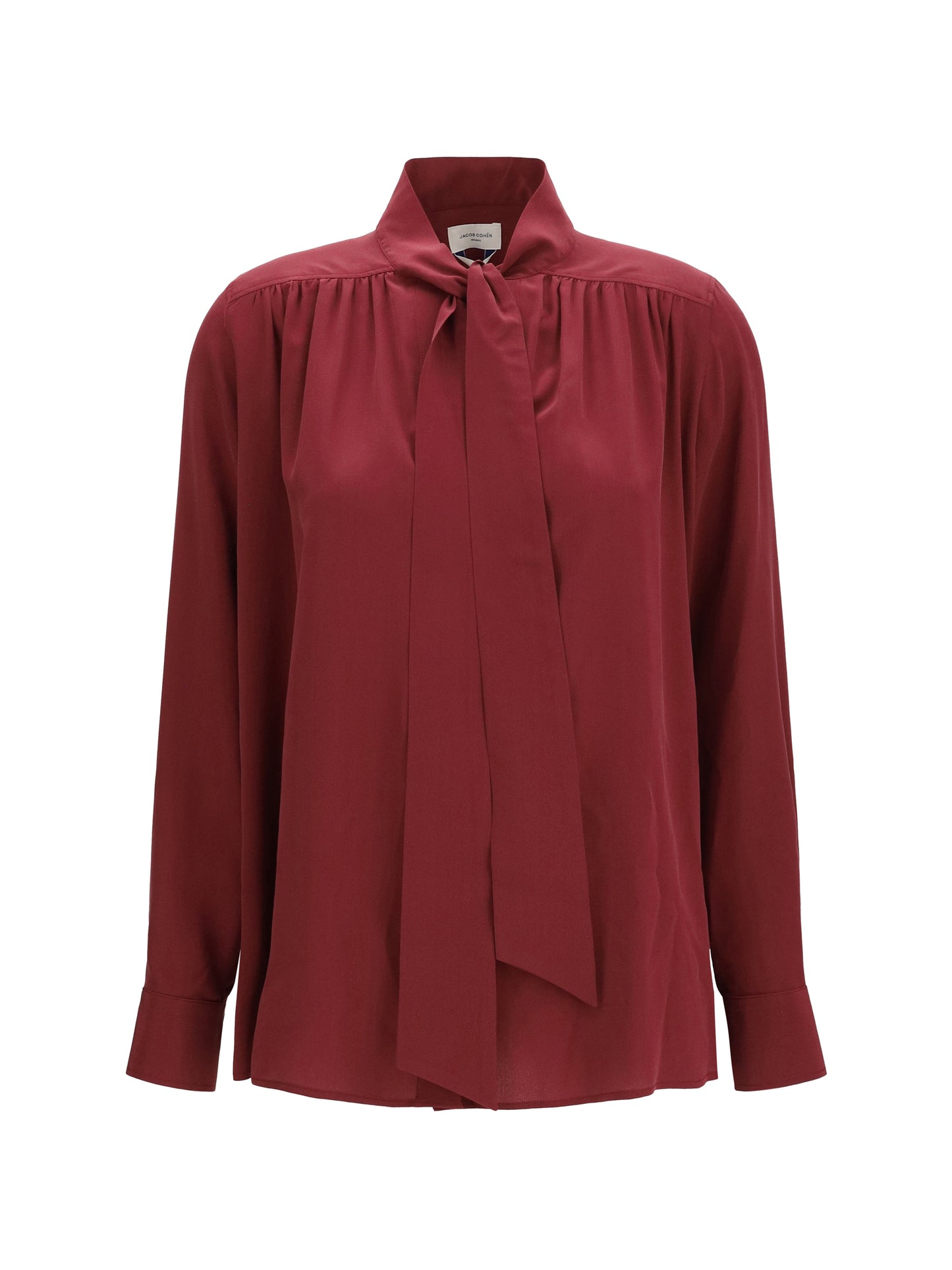 Jacob Cohen Women Silk Shirt With Tie JACOB COHEN