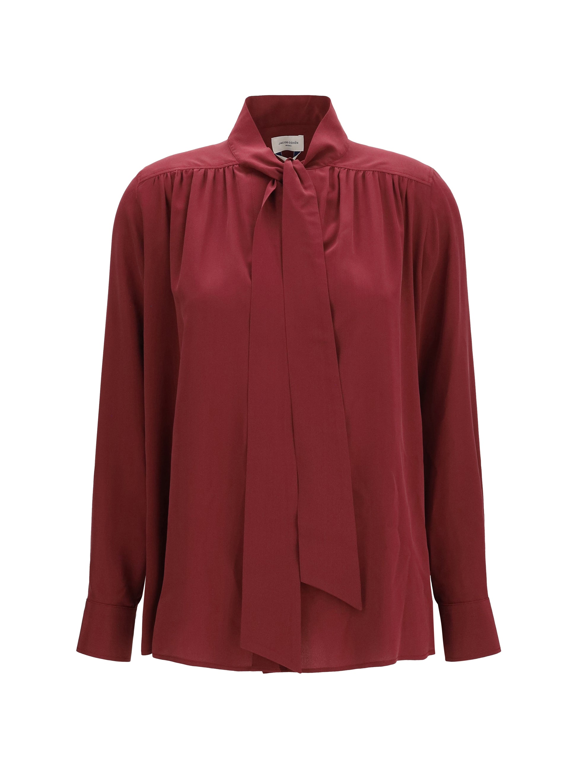 Jacob Cohen Women Silk Shirt With Tie JACOB COHEN