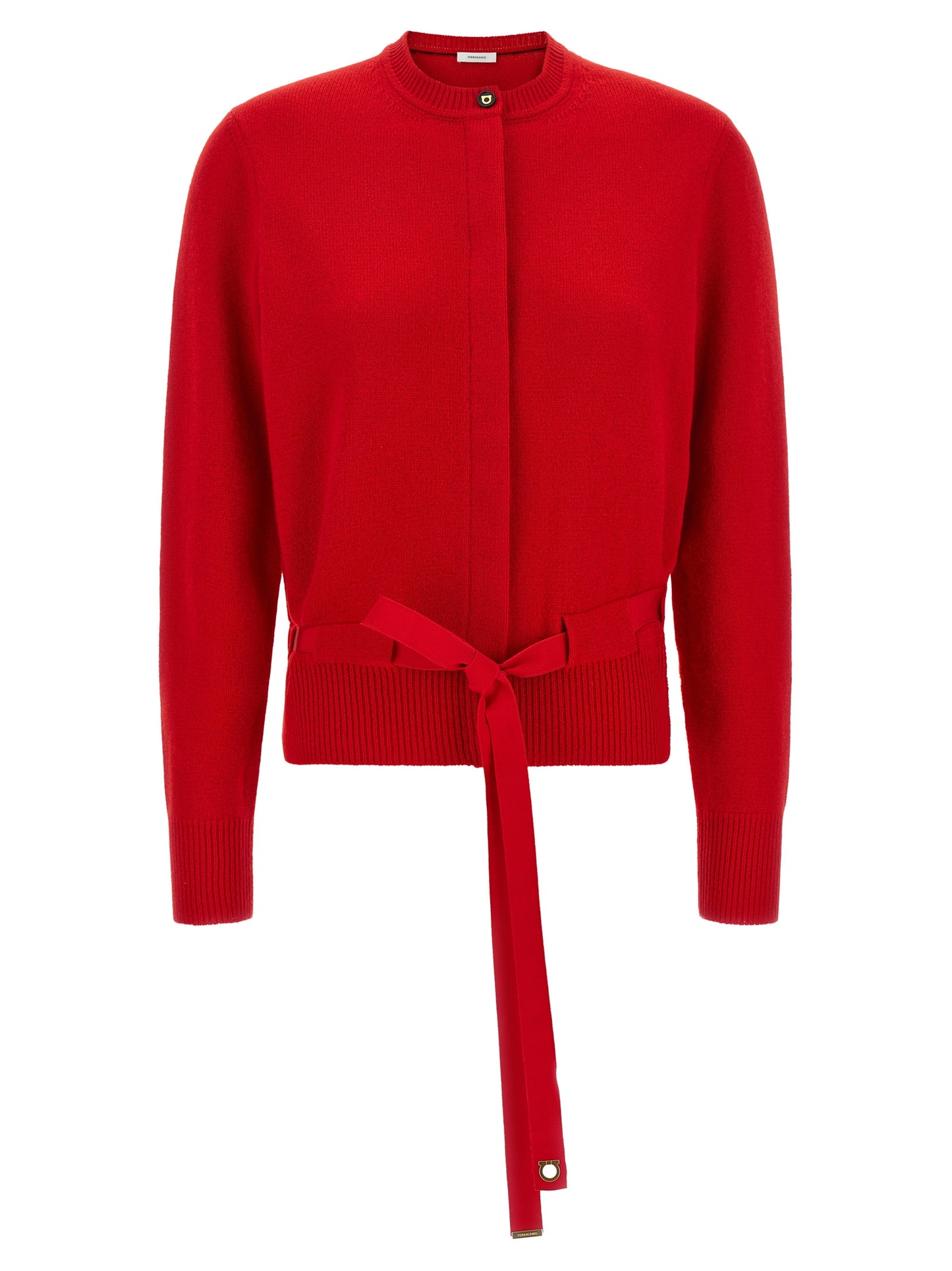 Ferragamo Women Belted Cardigan FERRAGAMO