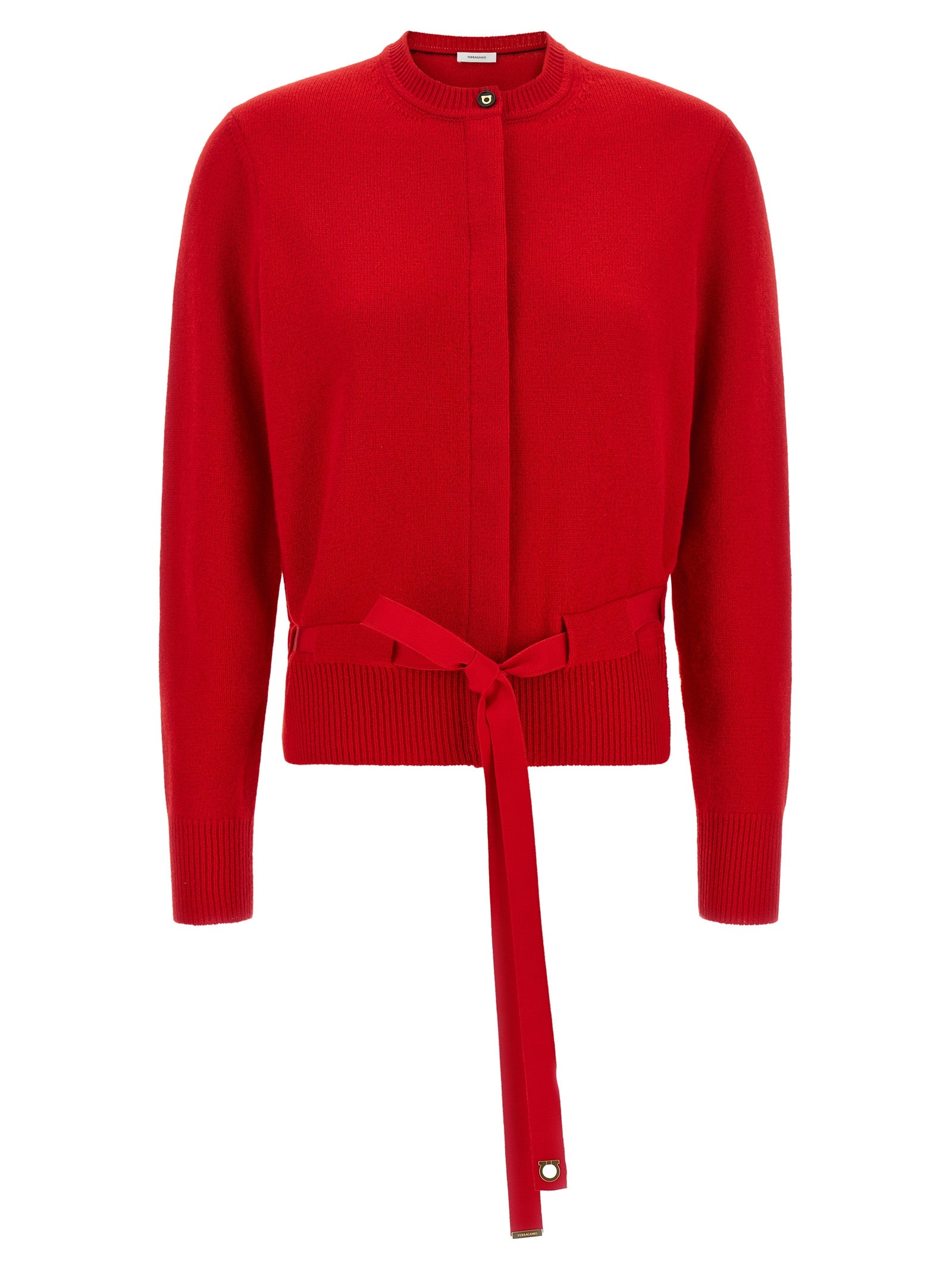Ferragamo Women Belted Cardigan FERRAGAMO