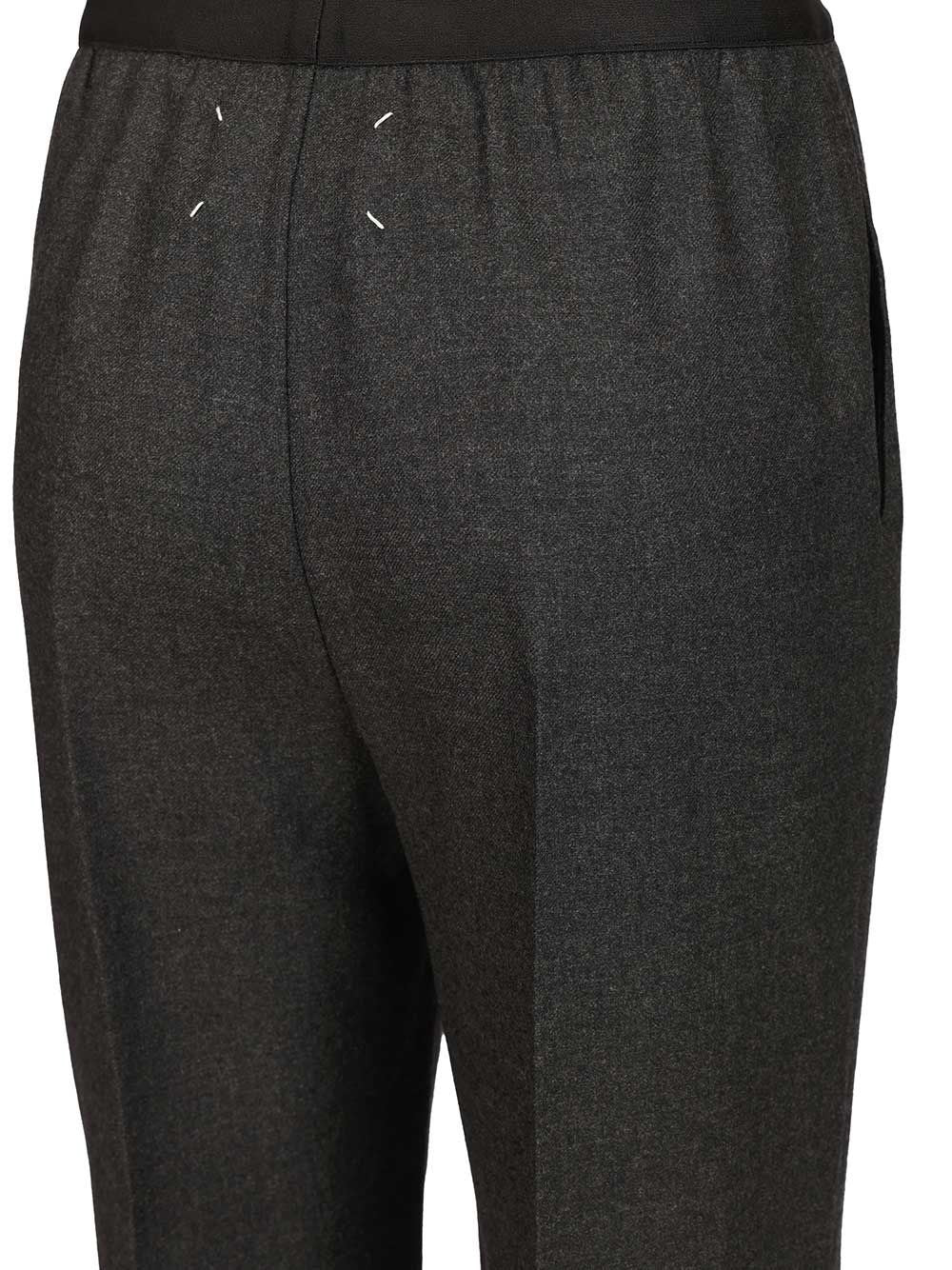 Maison Margiela Women Straight Wool Trousers MAISON MARGIELA