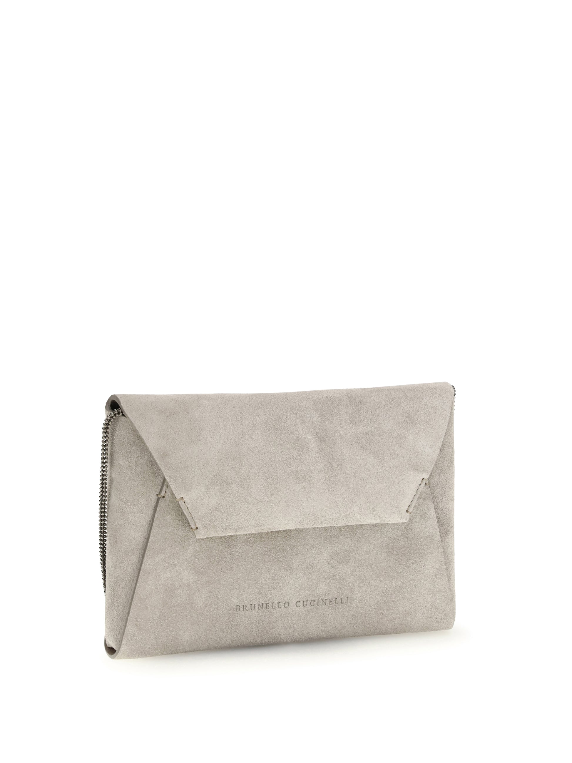 Brunello Cucinelli Women Bc Duo Suede Clutch Bag BRUNELLO CUCINELLI