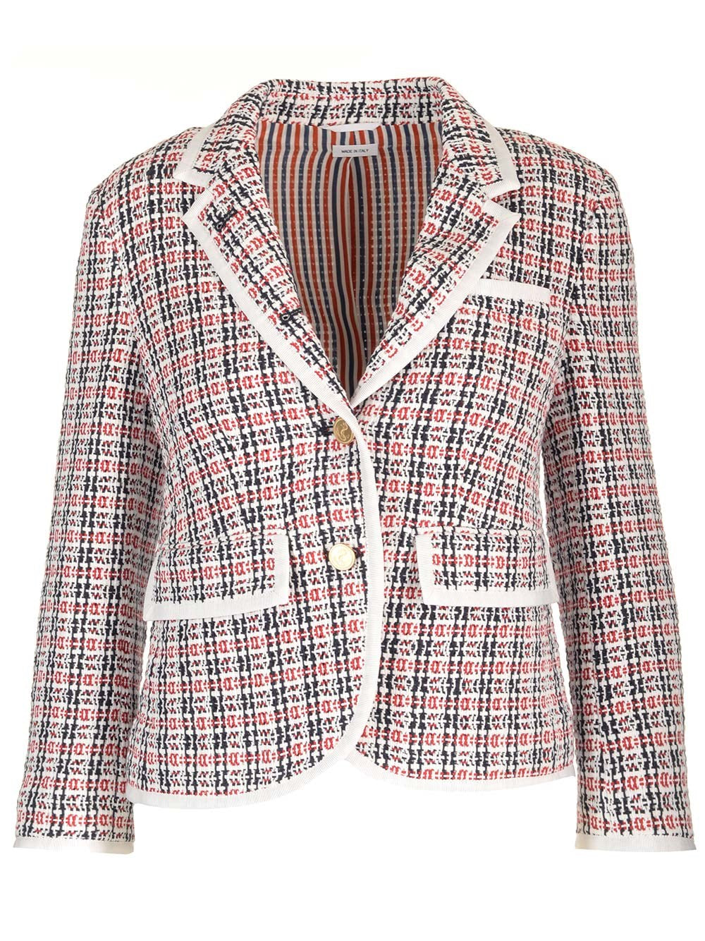 Thom Browne Women Cotton Tweed Blazer THOM BROWNE