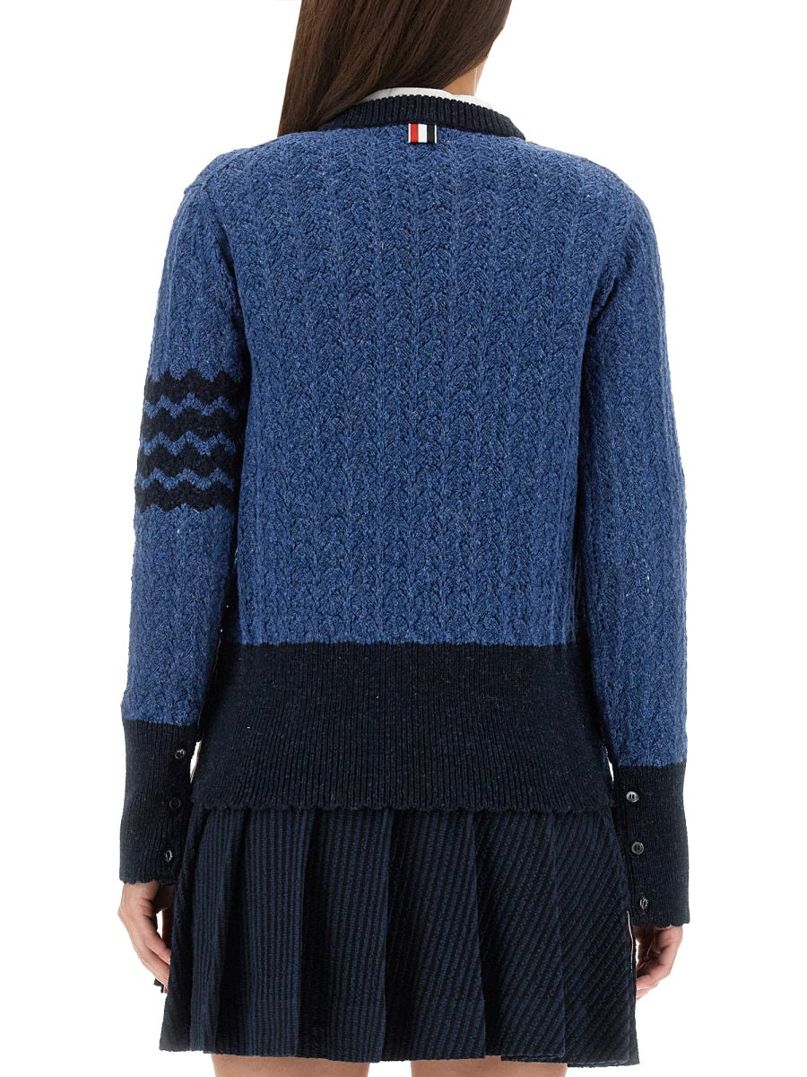 Thom Browne Women 4Bar Stripe Jersey THOM BROWNE