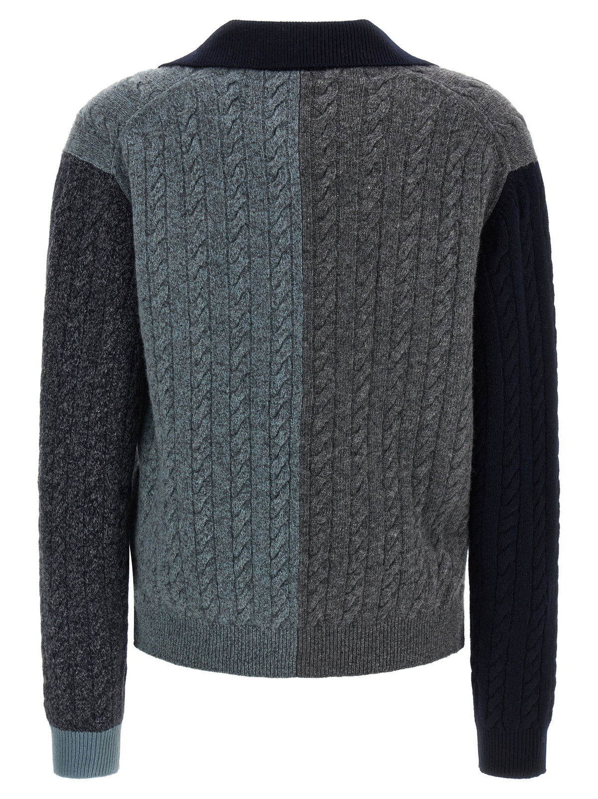 Ferragamo Women Color Block Braid Sweater FERRAGAMO