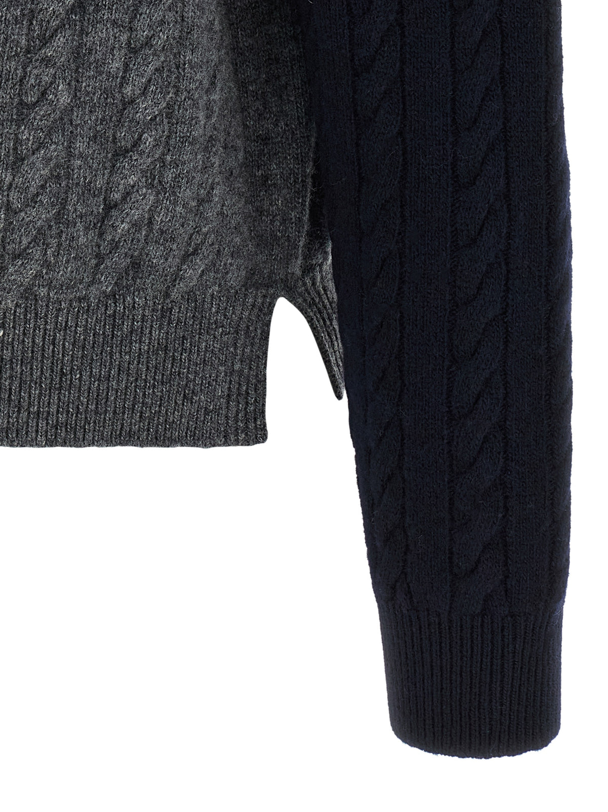 Ferragamo Women Color Block Braid Sweater FERRAGAMO