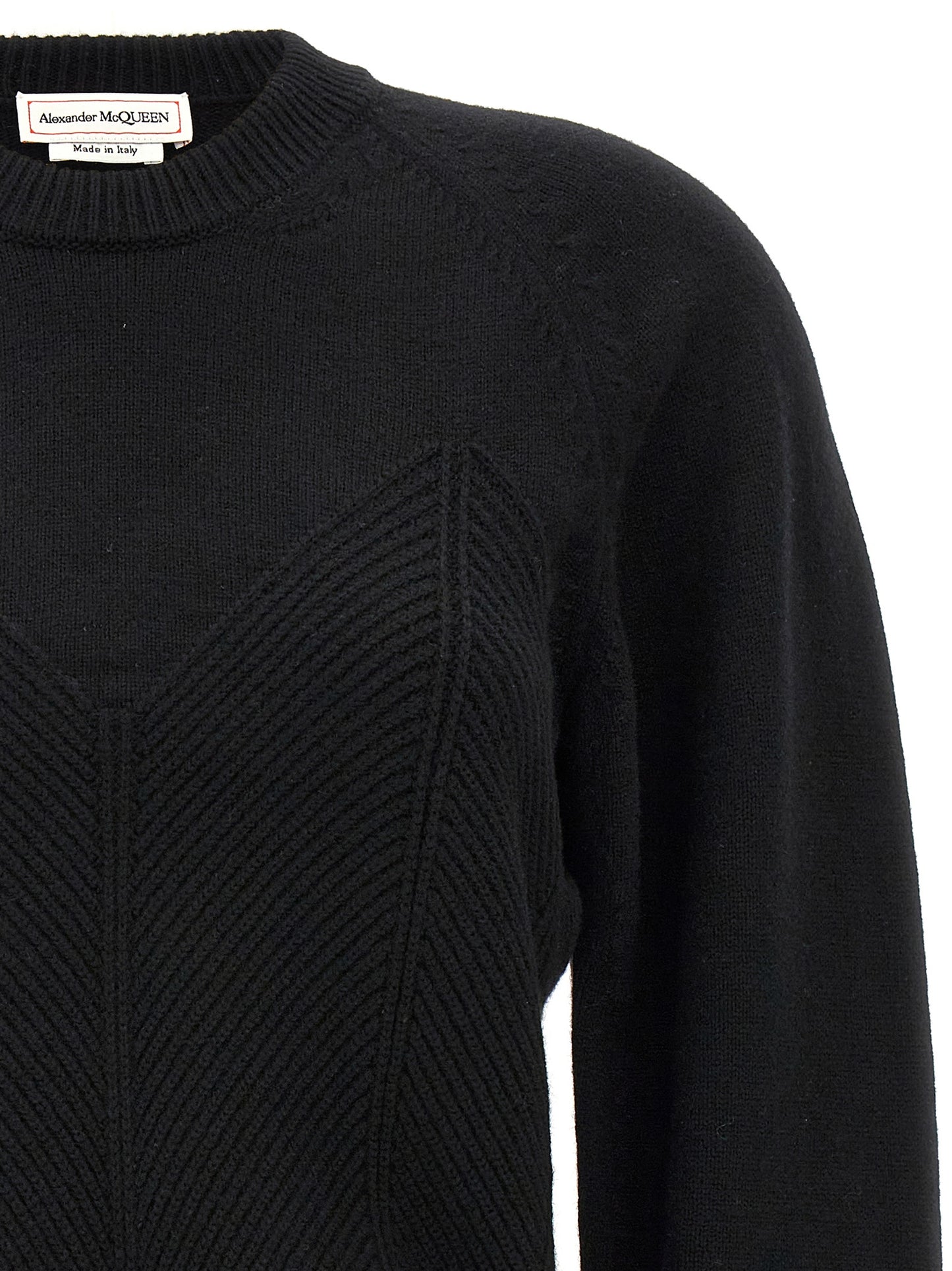 Mcqueen Women 'Chevron Corset' Sweater ALEXANDER MCQUEEN