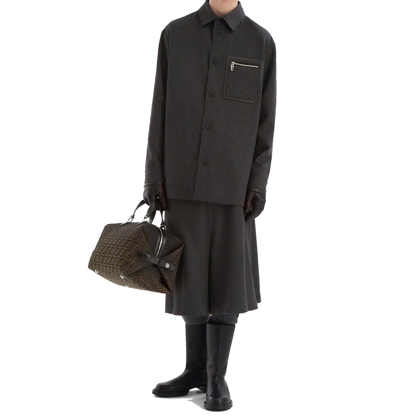 Fendi Go-To Cashmere Jacket Men FENDI