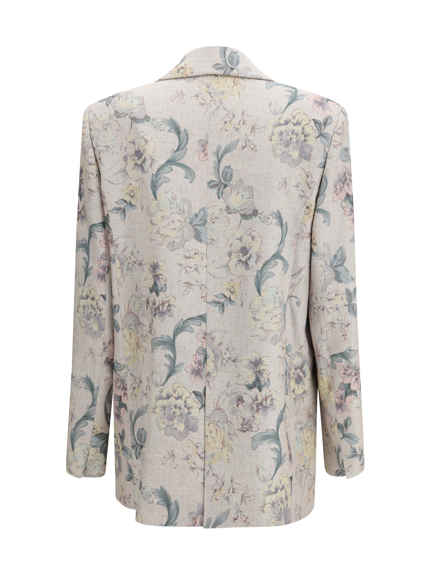 Forte_Forte Women Peonia My Love Motif Hopsack Linen-Blend Jacket FORTE FORTE