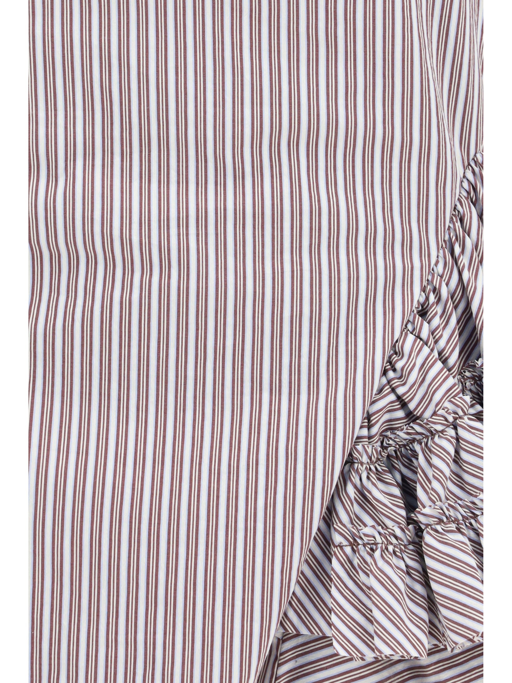 Dries Van Noten Women Striped Ruffled Peplum Top DRIES VAN NOTEN