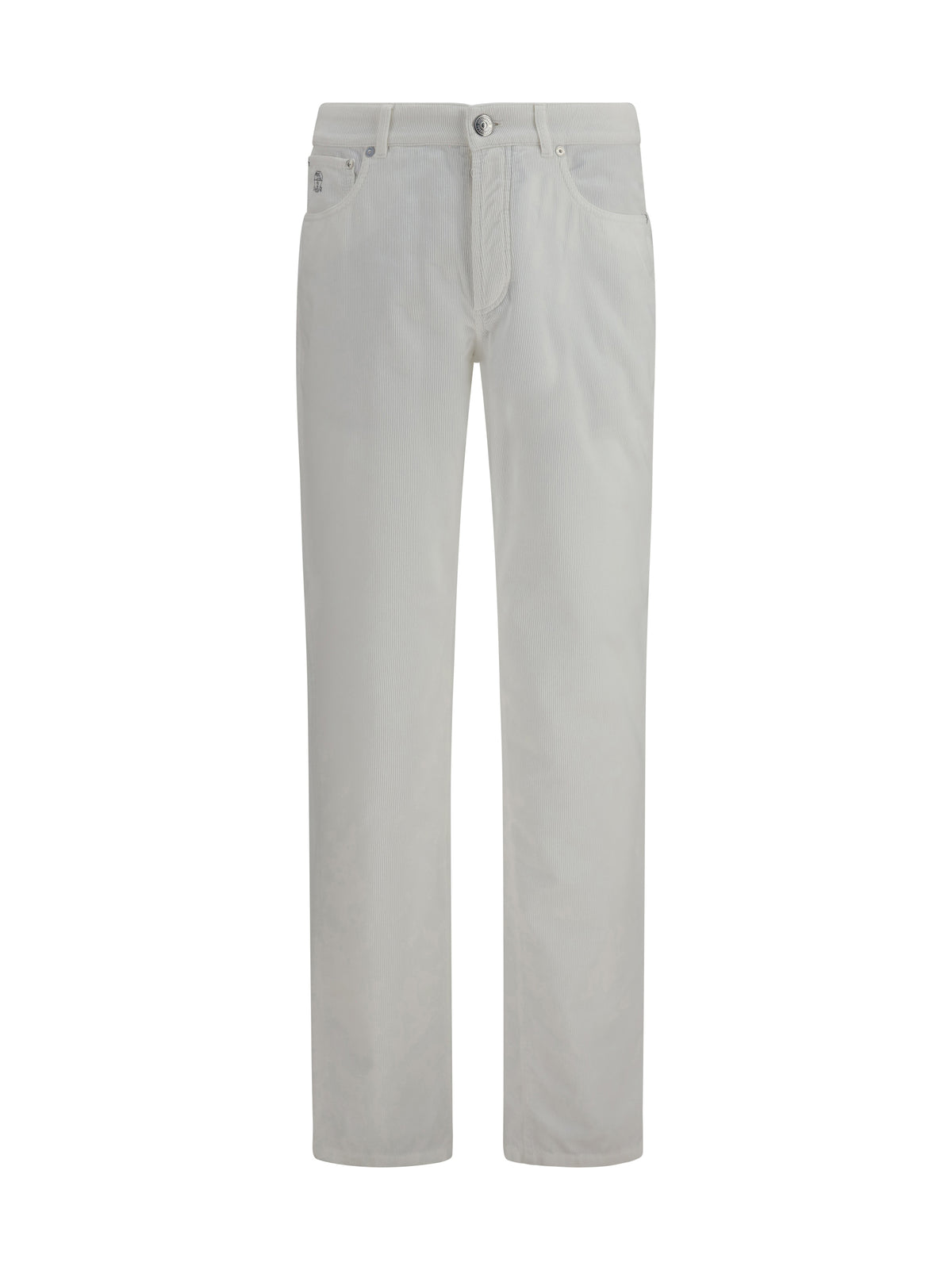 Brunello Cucinelli Men Five-Pocket Ribbed Corduroy Pants BRUNELLO CUCINELLI