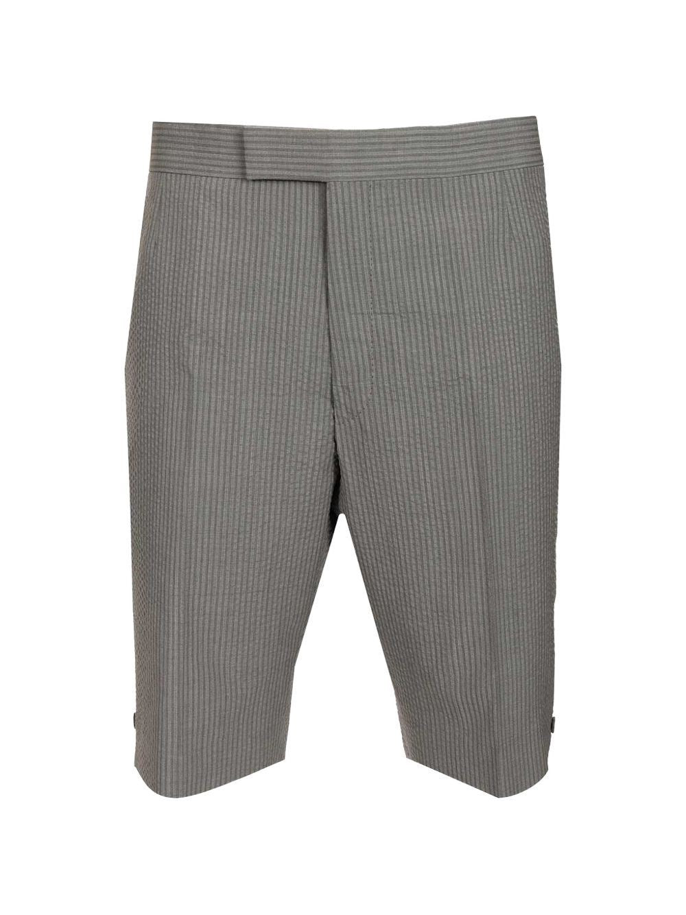 Thom Browne Men Seersucker Shorts THOM BROWNE