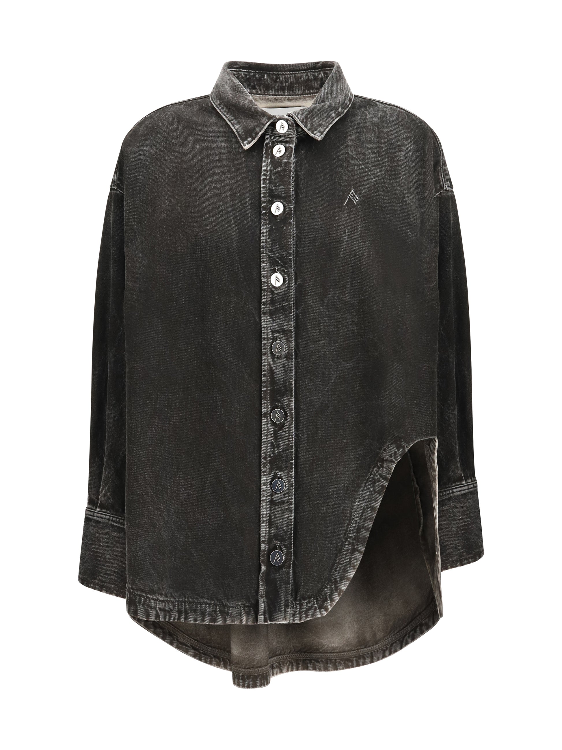 The Attico Women Denim Shirt THE ATTICO