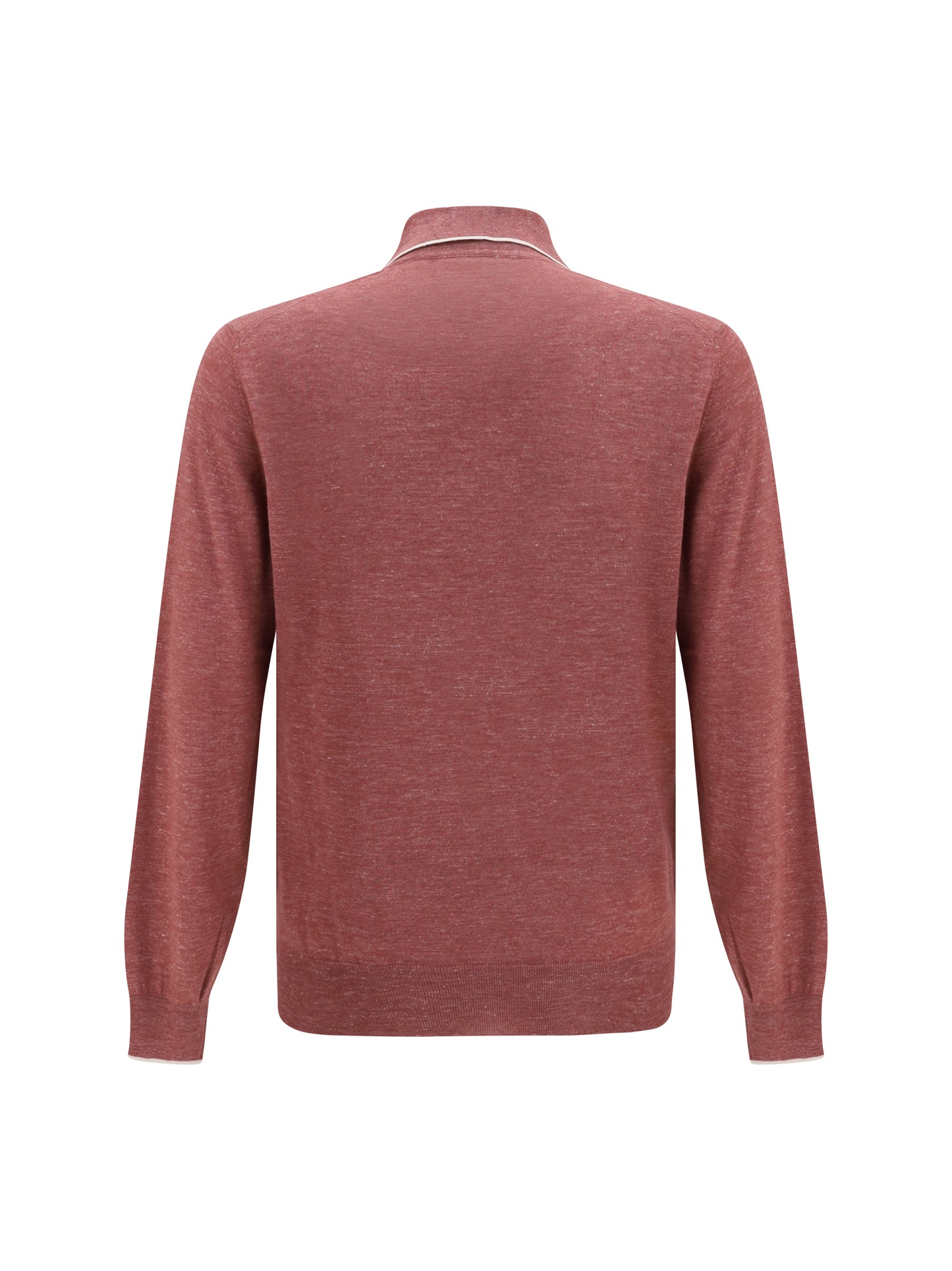 Brunello Cucinelli Men Lightweight Cashmere, Silk And Hemp Knit Polo BRUNELLO CUCINELLI
