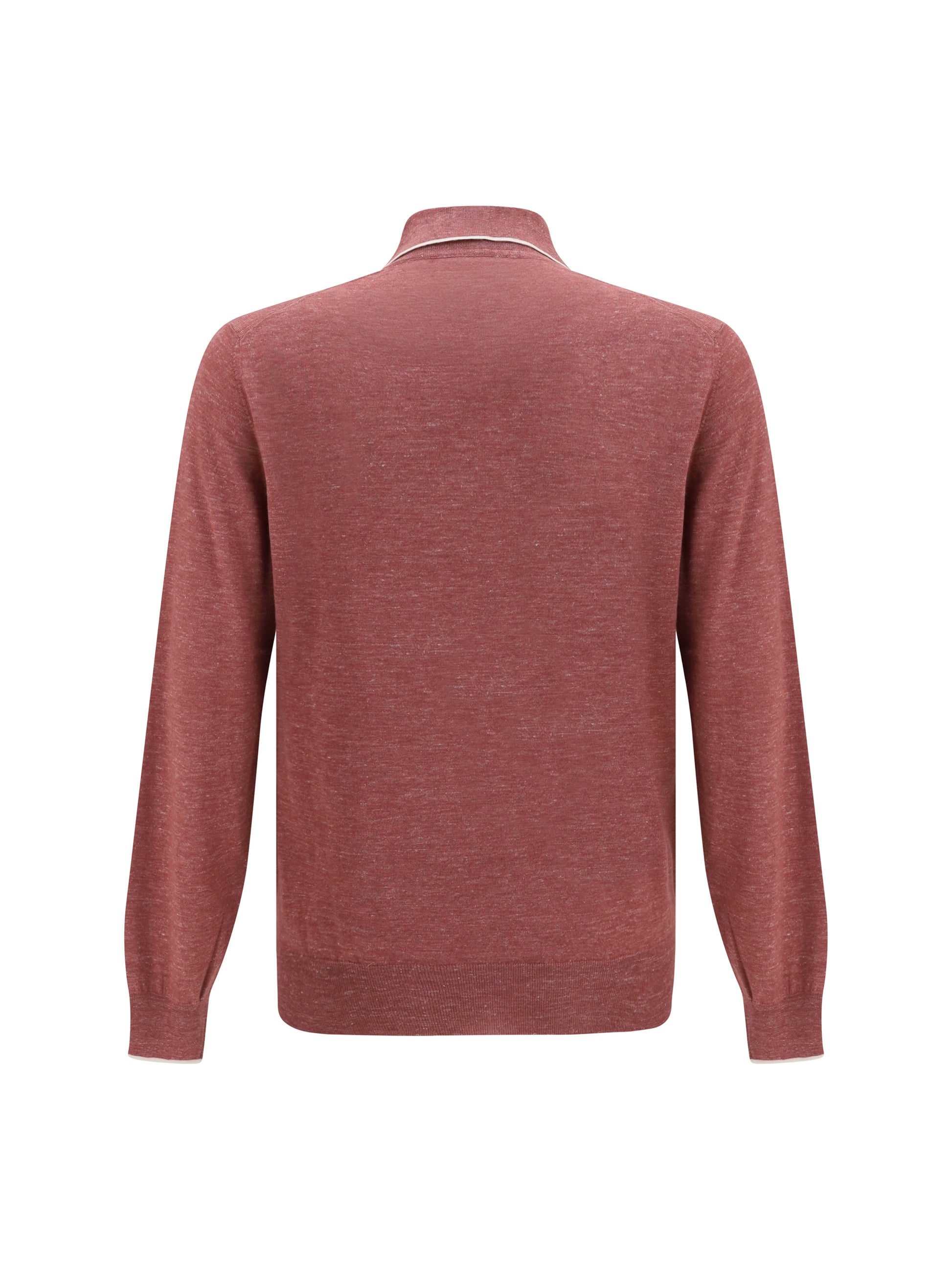 Brunello Cucinelli Men Lightweight Cashmere, Silk And Hemp Knit Polo BRUNELLO CUCINELLI
