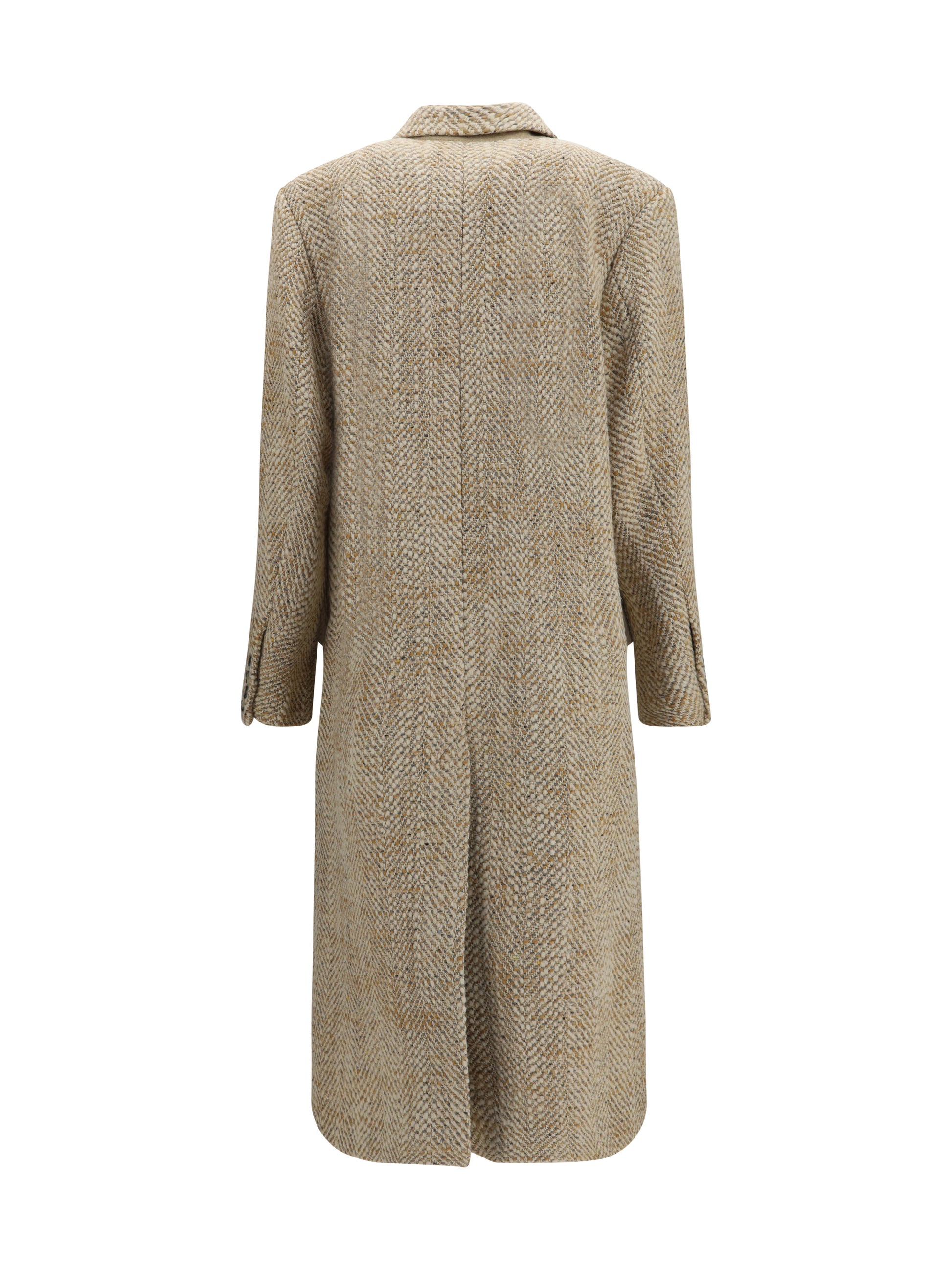Marant Etoile Women Pilda Herringbone Wool-Blend Coat ISABEL MARANT ETOILE