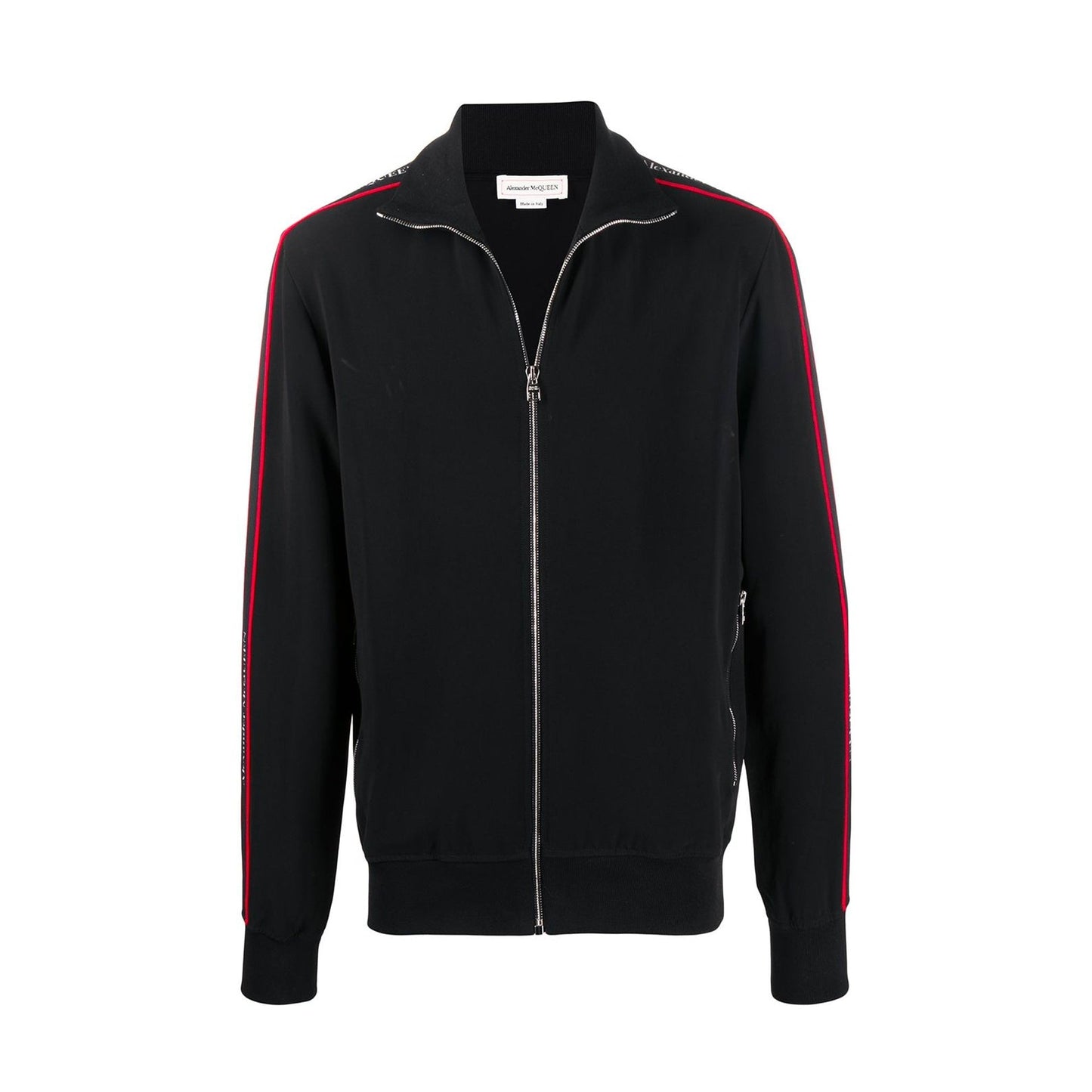 Alexander Mcqueen Logo Zipped Sweatshirt Men ALEXANDER MCQUEEN