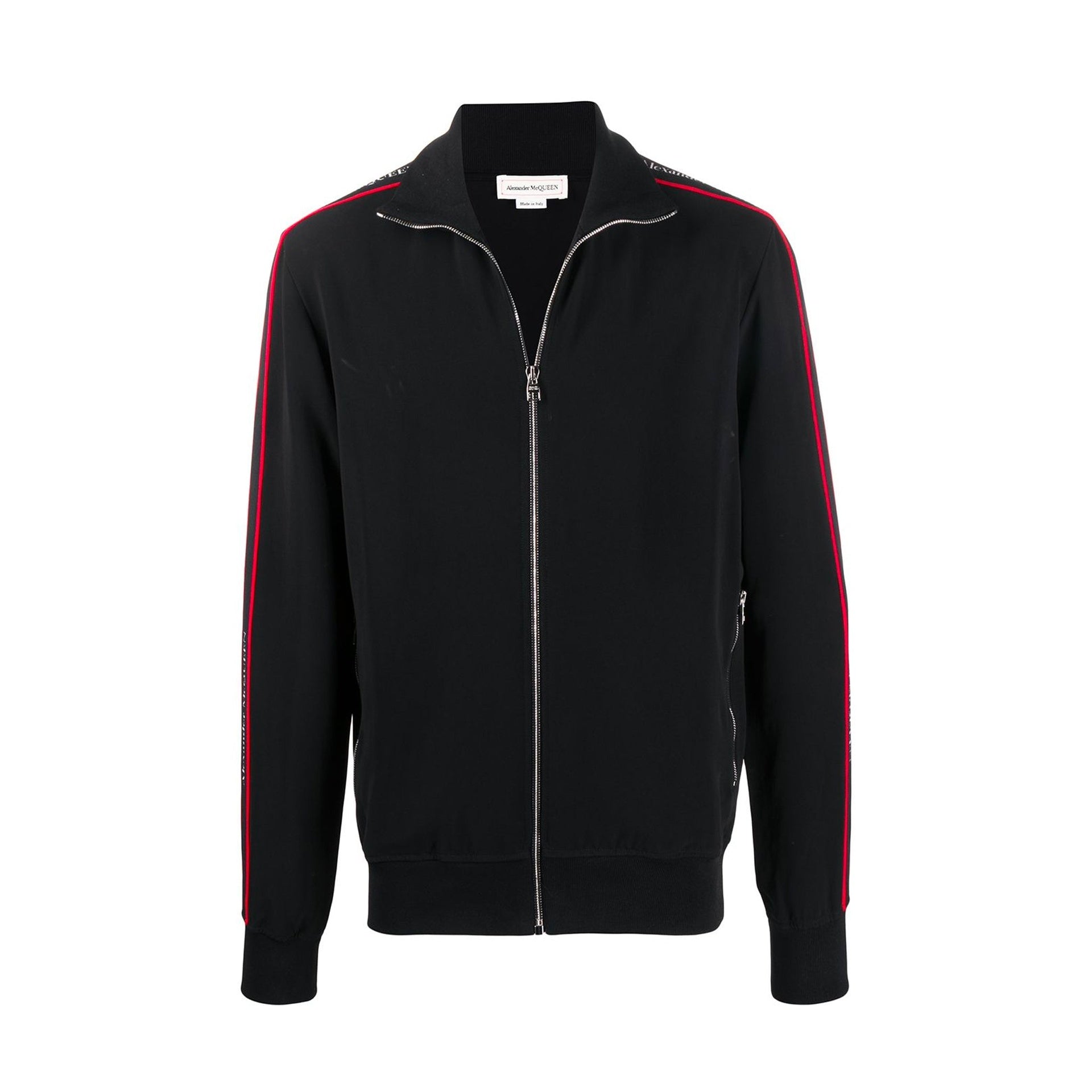 Alexander Mcqueen Logo Zipped Sweatshirt Men ALEXANDER MCQUEEN