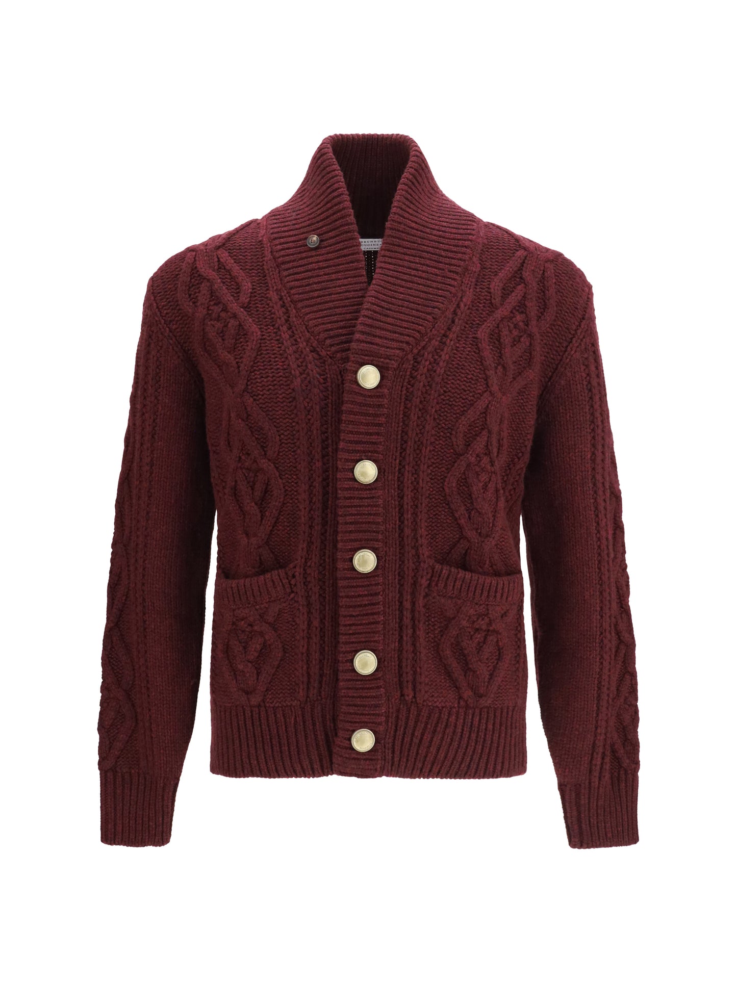 Brunello Cucinelli Men Cable-Knit Cashmere Cardigan BRUNELLO CUCINELLI