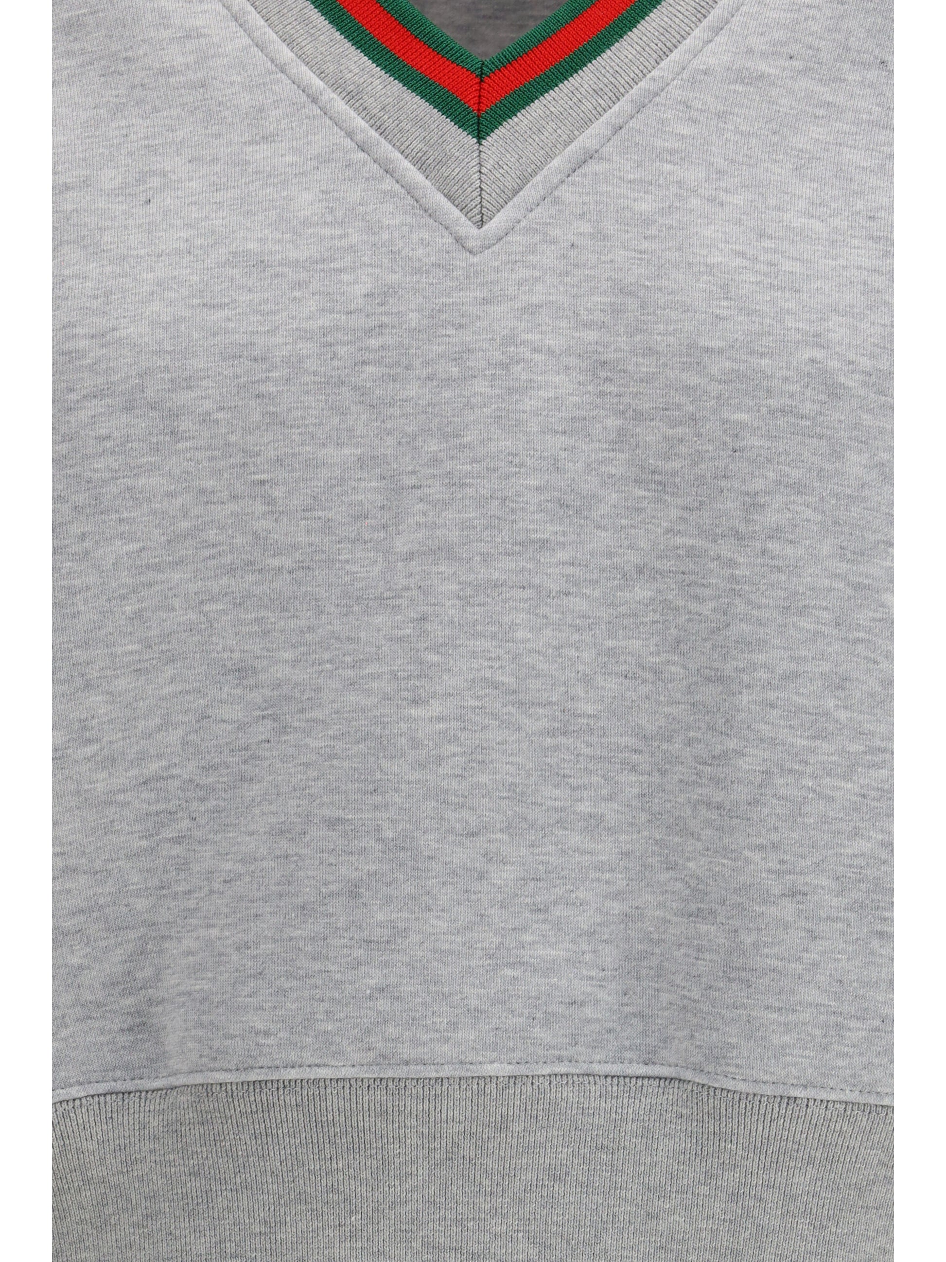 Gucci Women Web Cotton Jersey Sweatshirt GUCCI