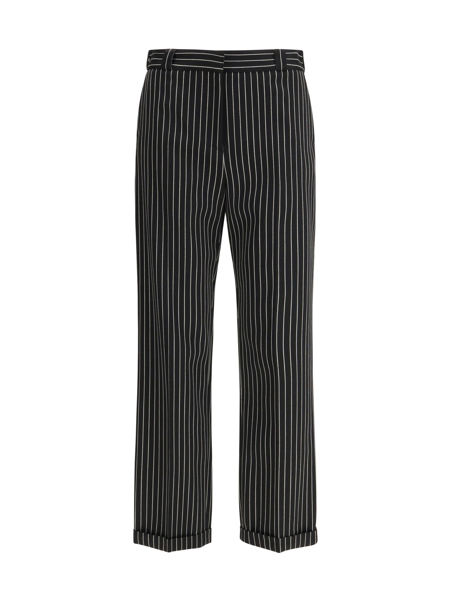 Tom Ford Women Striped Wool And Cotton Pant TOM FORD