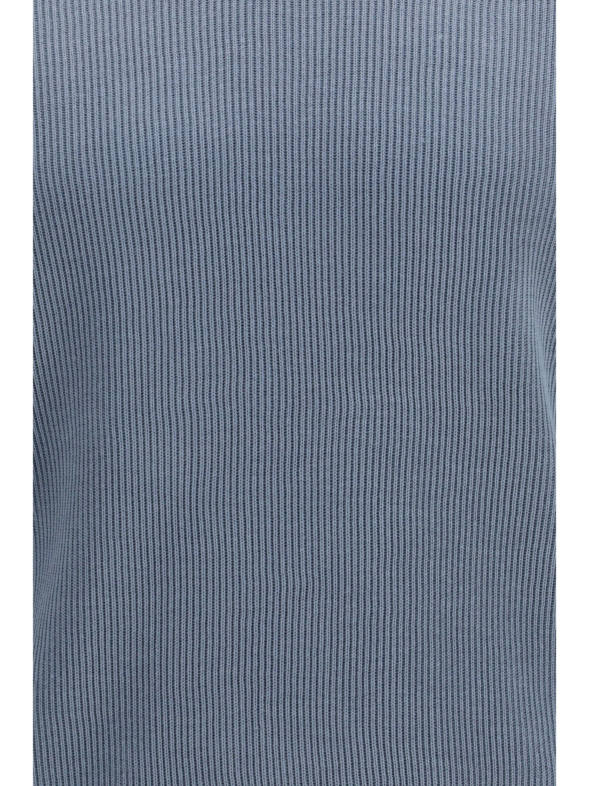Brunello Cucinelli Men Cotton Ribbed Polo BRUNELLO CUCINELLI
