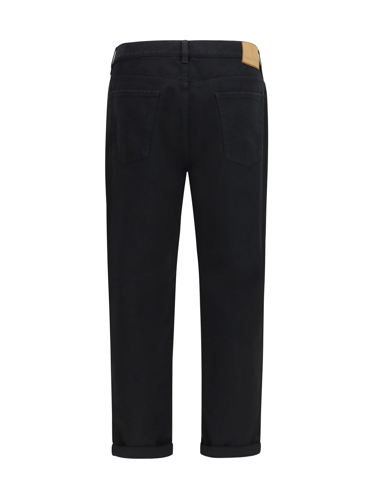 Brunello Cucinelli Men Garment-Dyed Five-Pocket Denim Pants BRUNELLO CUCINELLI