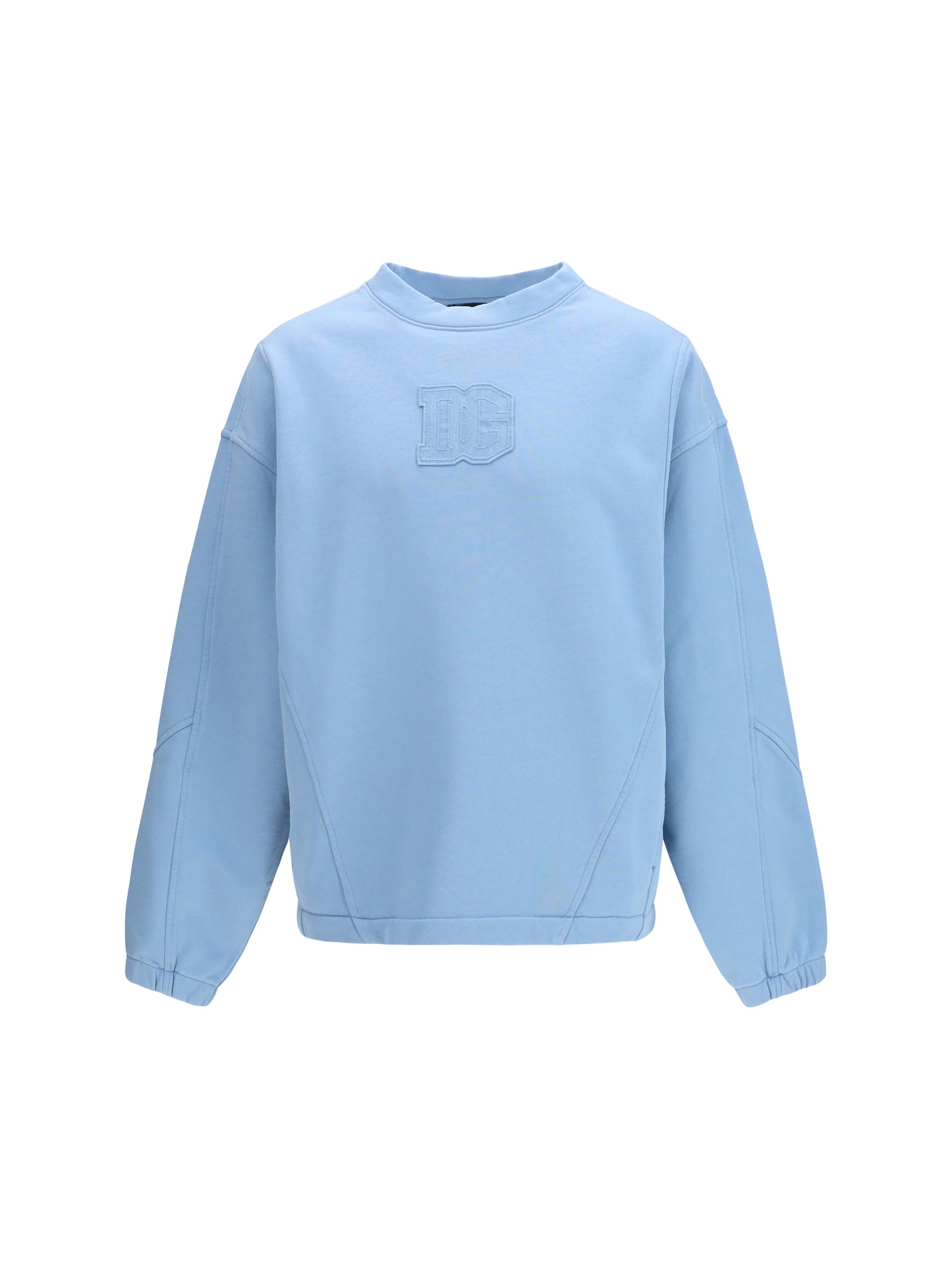 Dolce & Gabbana Men Cotton Crewneck Sweatshirt With Logo DOLCE & GABBANA
