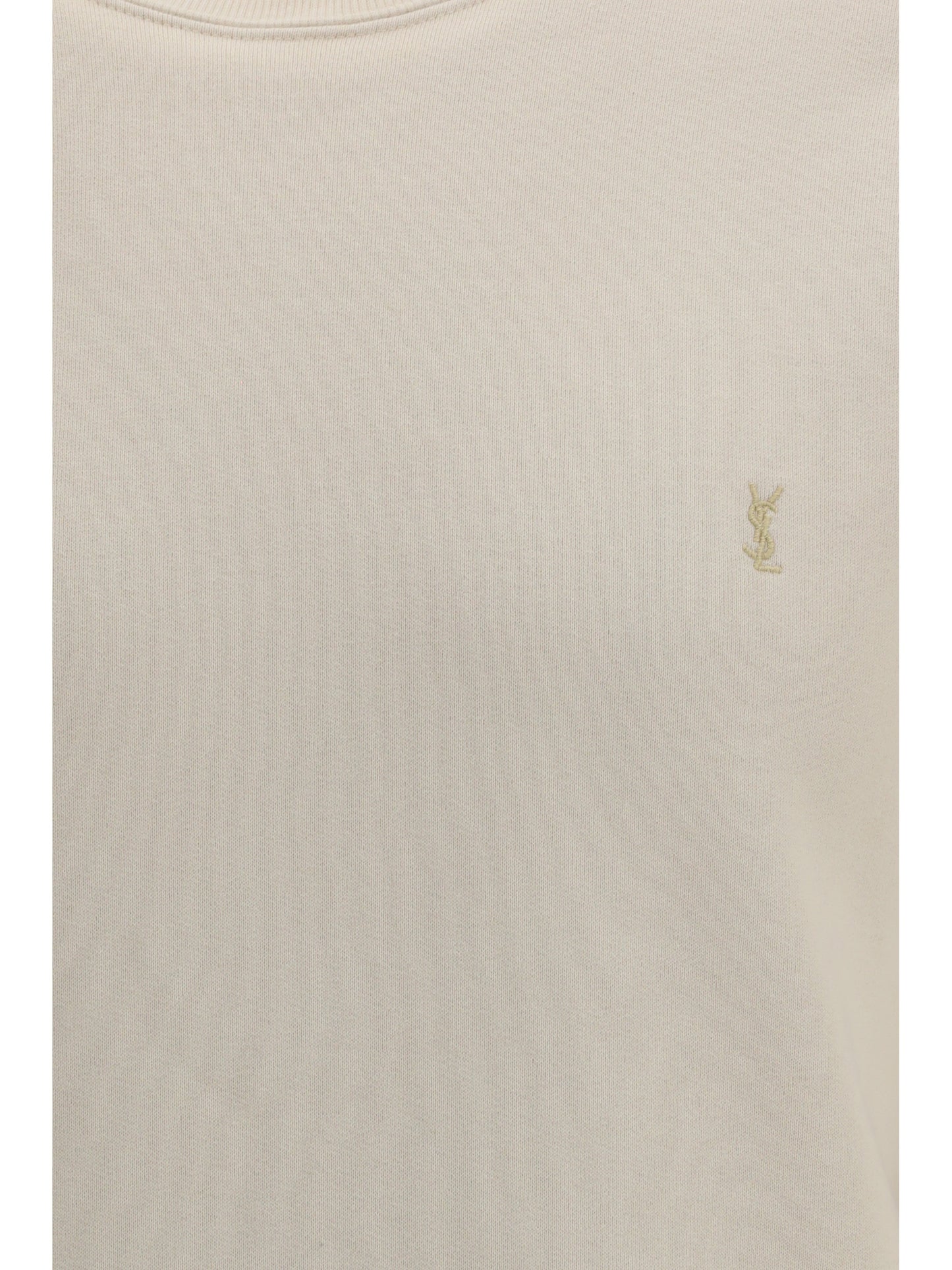 Saint Laurent Men Sweatshirt With Embroidered Cassandre Logo SAINT LAURENT