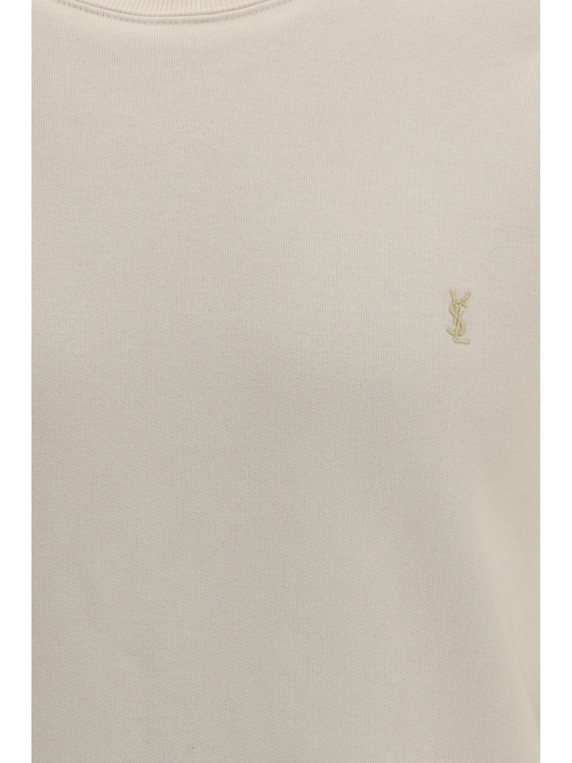 Saint Laurent Men Sweatshirt With Embroidered Cassandre Logo SAINT LAURENT