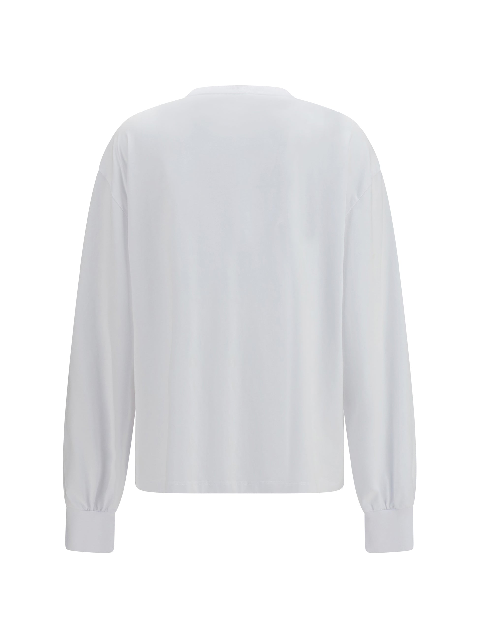 Ganni Women Strawberry Long-Sleeve Cotton T-Shirt GANNI