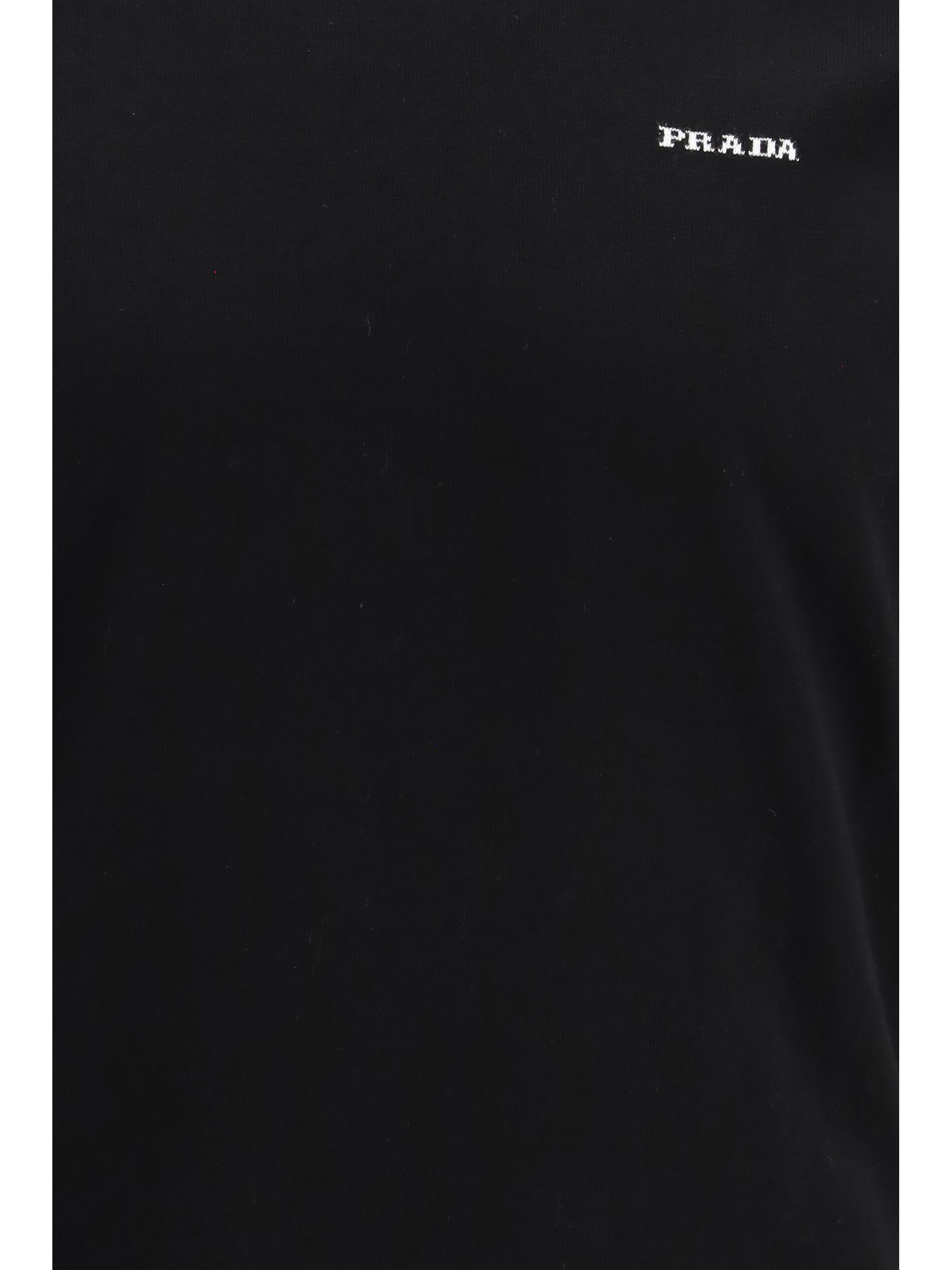 Prada Men C-Neck Knit In Cotton PRADA
