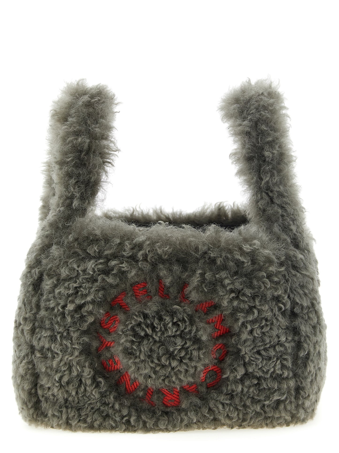 Stella Mccartney Women Shearling Logo Shoulder Bag STELLA MCCARTNEY