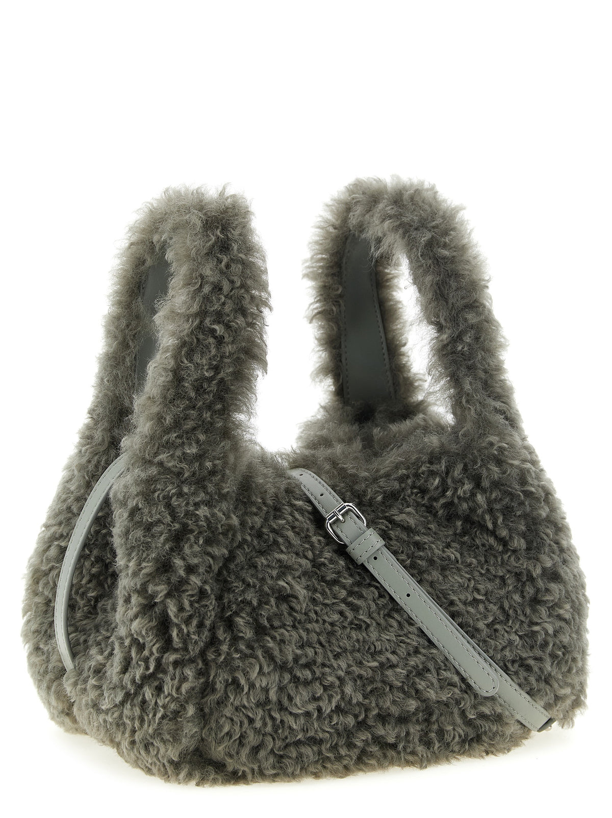 Stella Mccartney Women Shearling Logo Shoulder Bag STELLA MCCARTNEY