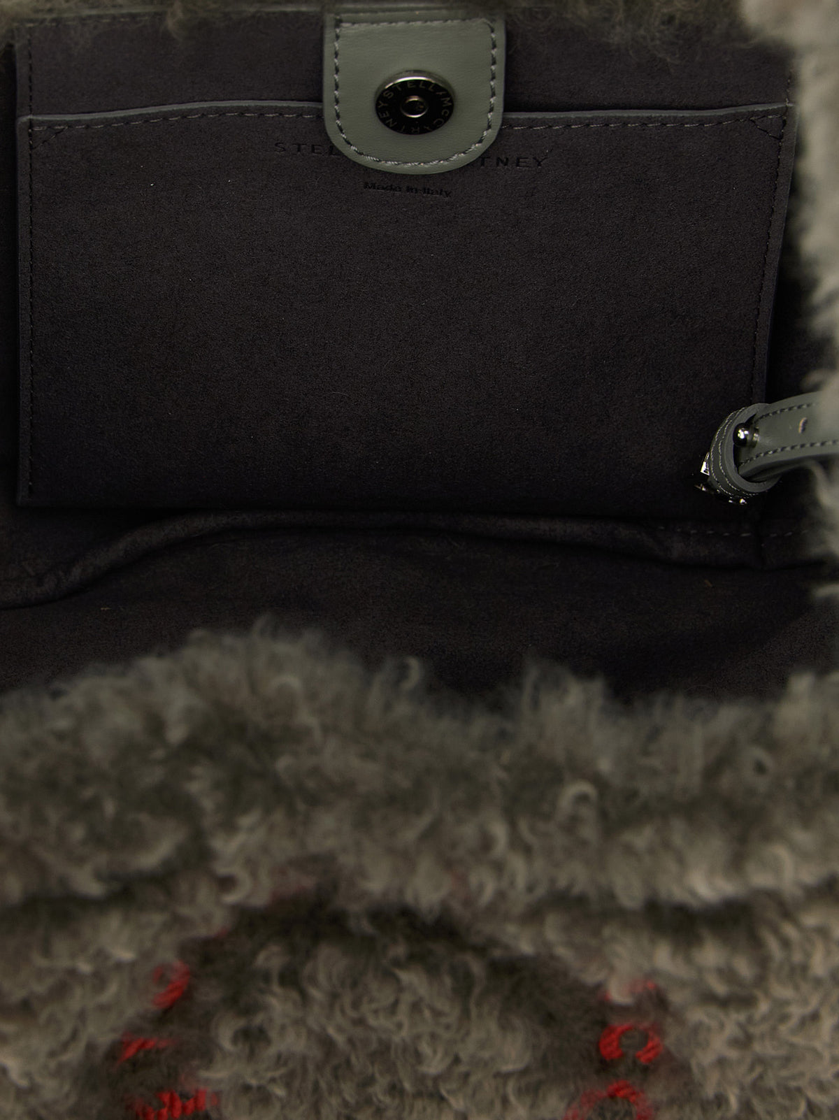 Stella Mccartney Women Shearling Logo Shoulder Bag STELLA MCCARTNEY