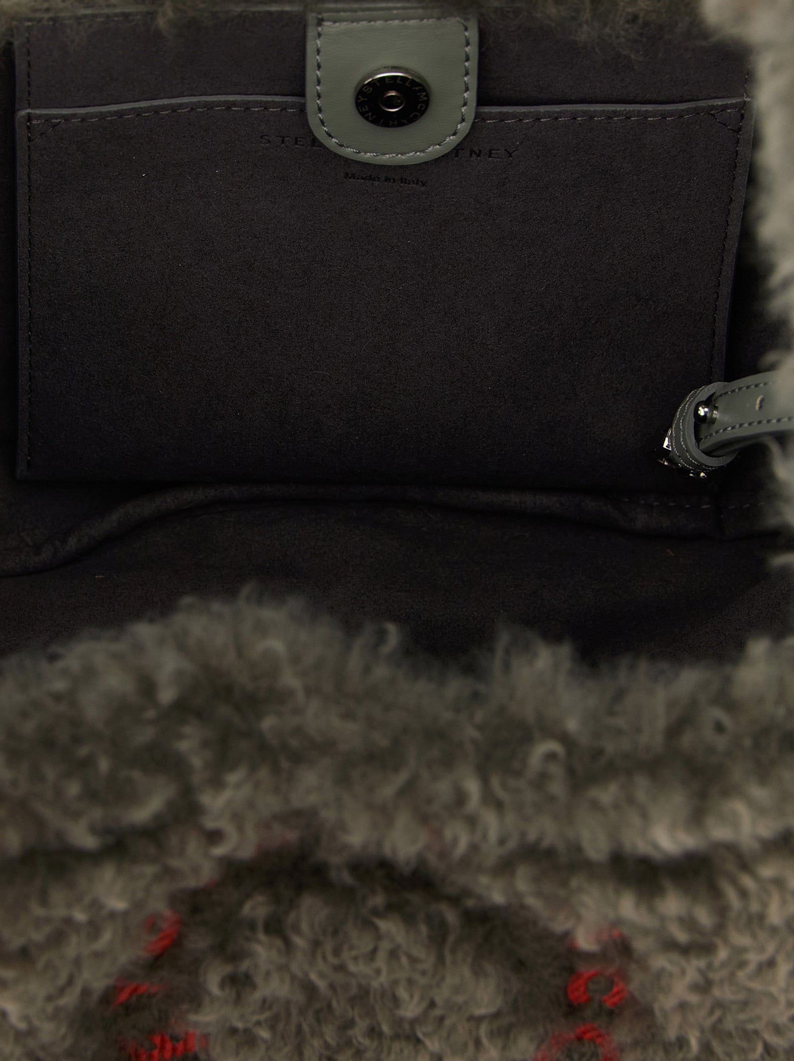 Stella Mccartney Women Shearling Logo Shoulder Bag STELLA MCCARTNEY