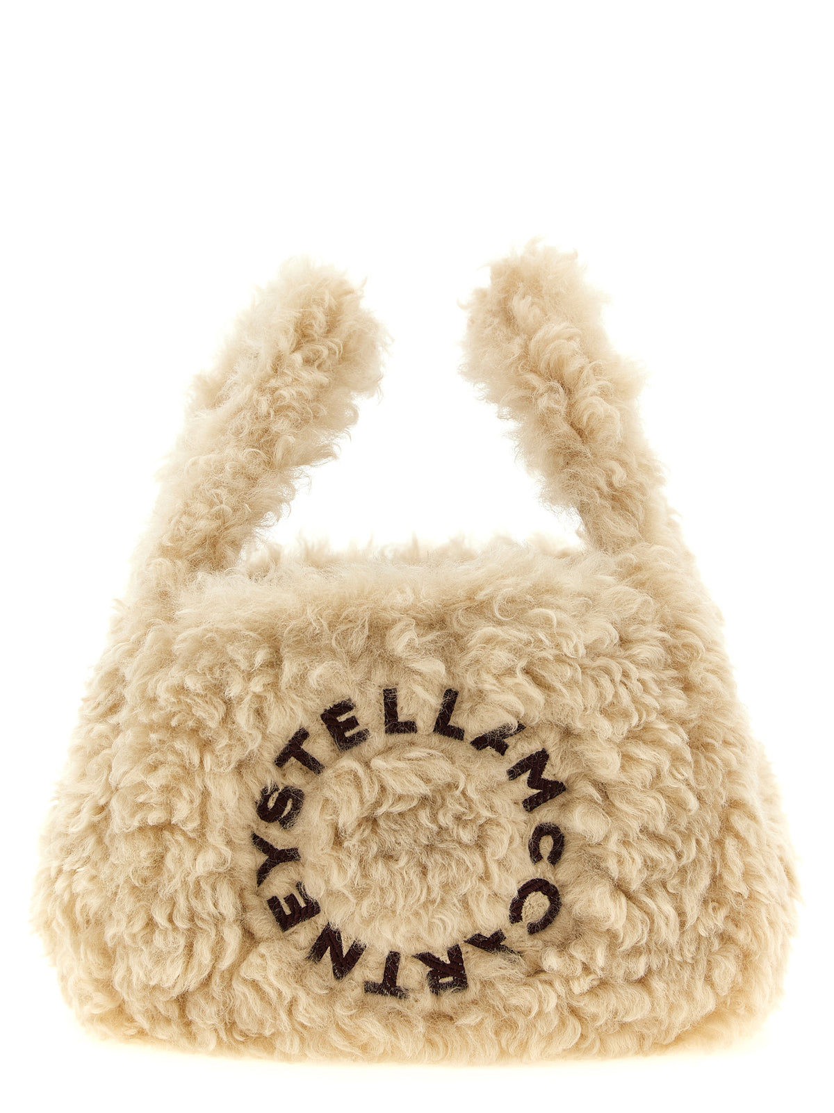 Stella Mccartney Women Shearling Logo Shoulder Bag STELLA MCCARTNEY